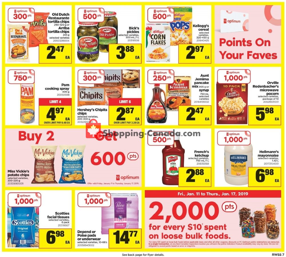 Real Canadian Superstore flyer from Friday January 11, 2019 to Thursday January 17, 2019 - page 7