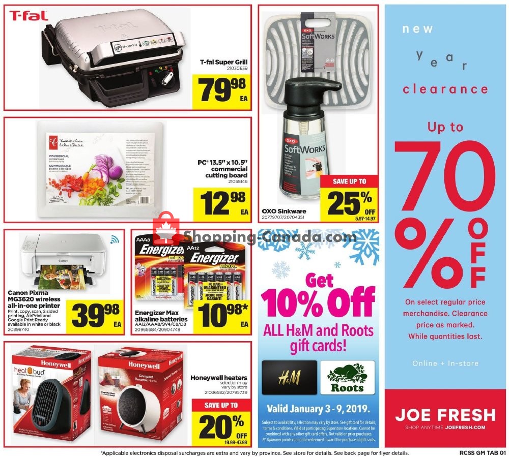 Real Canadian Superstore flyer from Thursday January 3, 2019 to Wednesday January 9, 2019 - page 18
