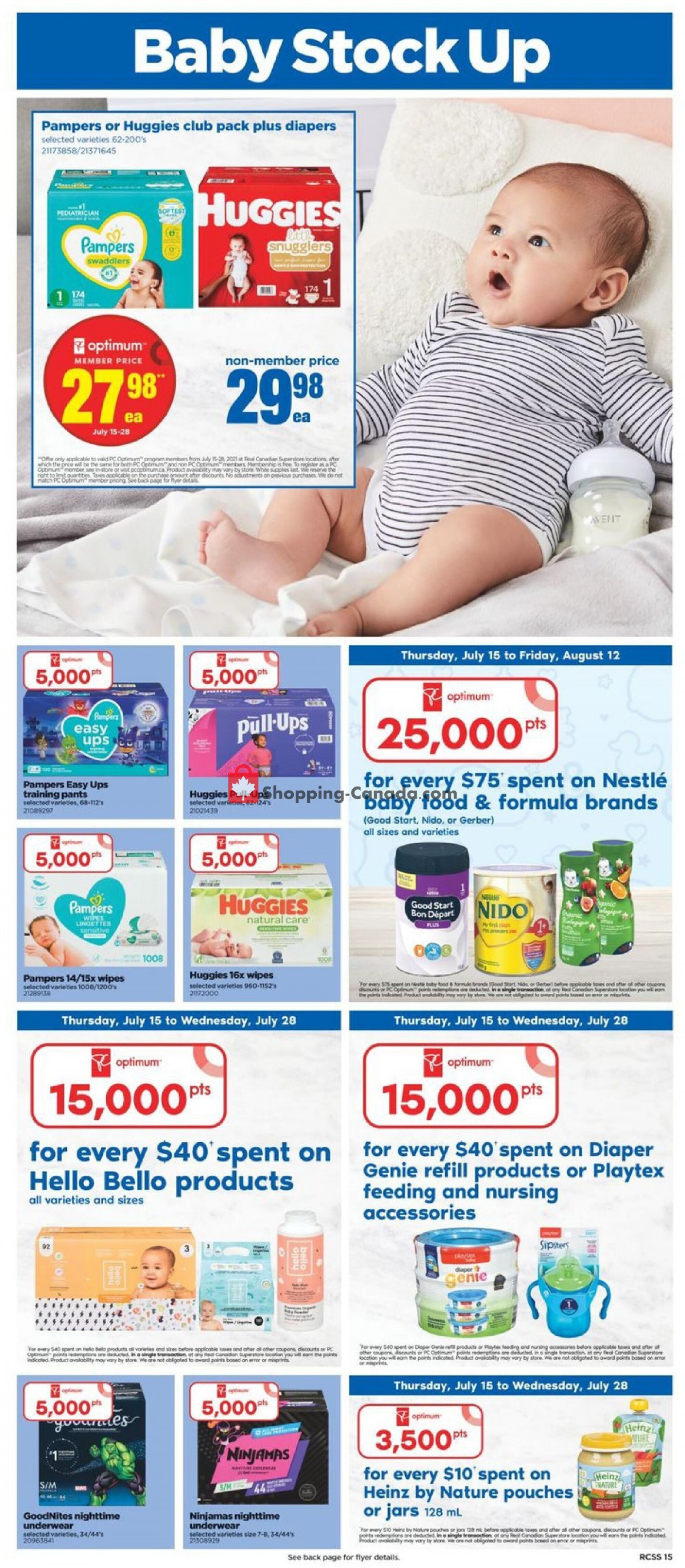 Real Canadian Superstore flyer from Thursday July 15, 2021 to Wednesday July 21, 2021 - page 15