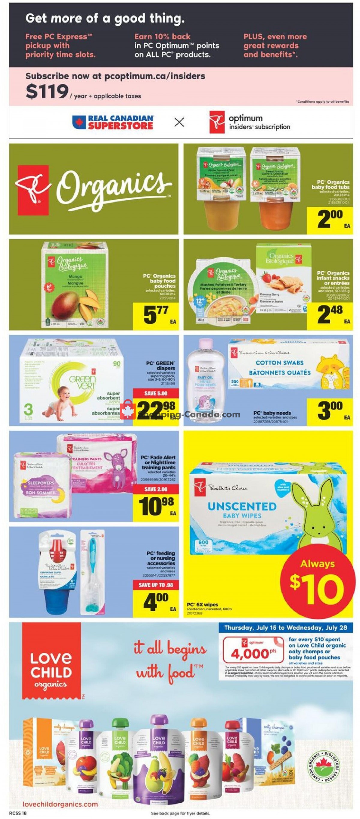 Real Canadian Superstore flyer from Thursday July 15, 2021 to Wednesday July 21, 2021 - page 18
