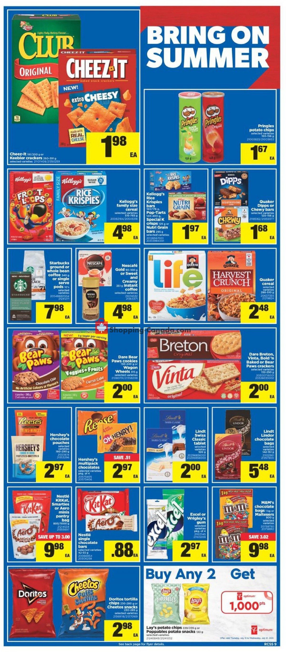 Real Canadian Superstore flyer from Thursday July 15, 2021 to Wednesday July 21, 2021 - page 9
