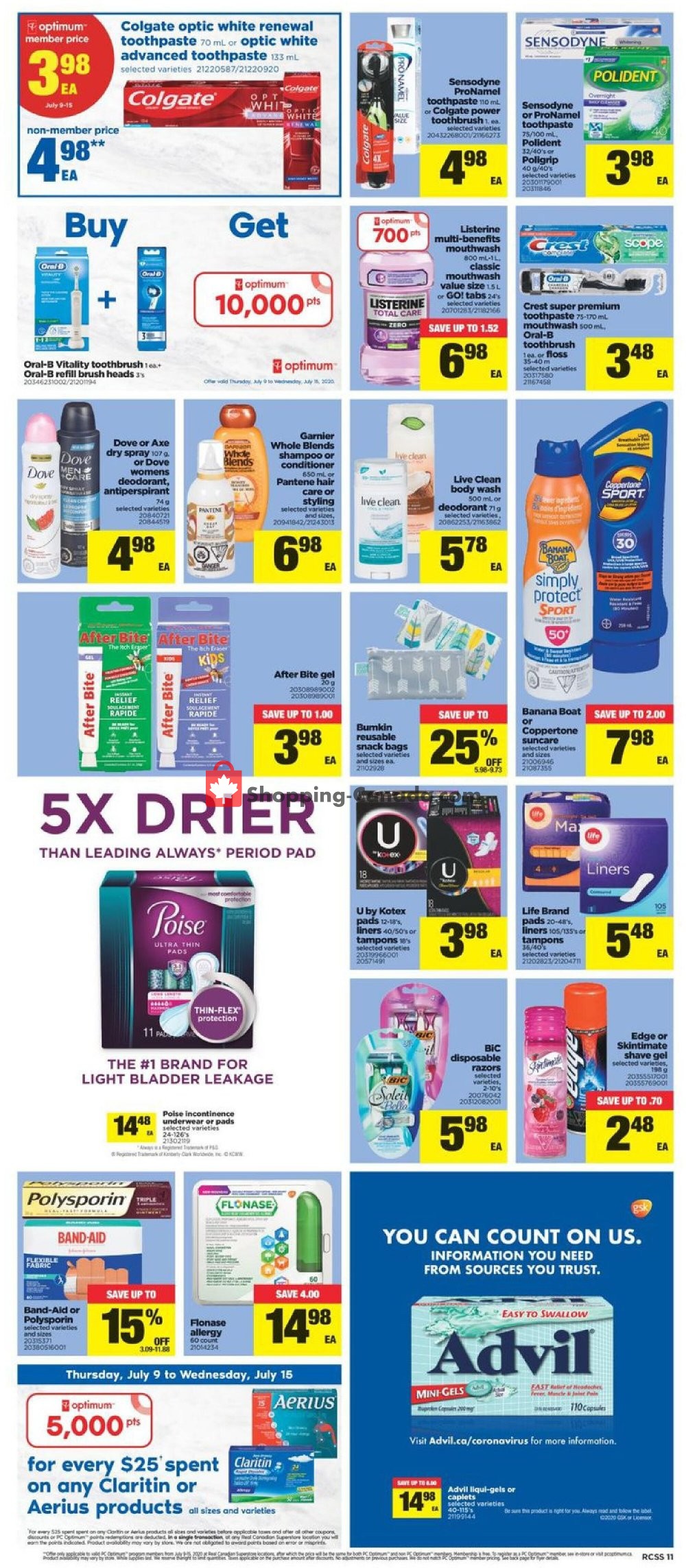 Real Canadian Superstore flyer from Thursday July 9, 2020 to Wednesday July 15, 2020 - page 12