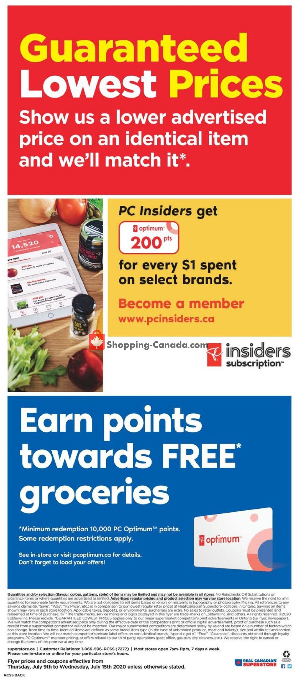 Real Canadian Superstore flyer from Thursday July 9, 2020 to Wednesday July 15, 2020 - page 16