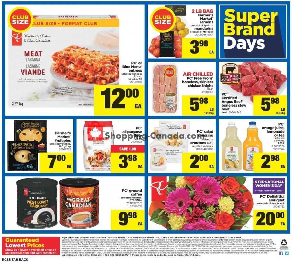 Real Canadian Superstore flyer from Thursday March 7, 2019 to Wednesday March 13, 2019 - page 17