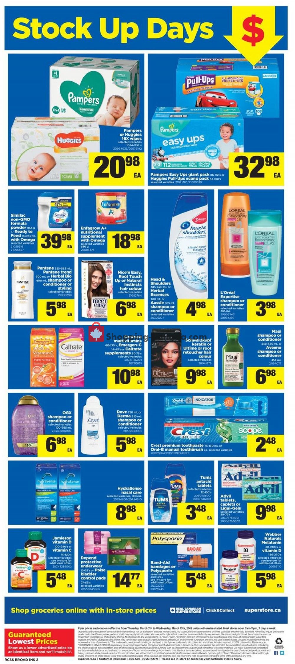 Real Canadian Superstore flyer from Thursday March 7, 2019 to Wednesday March 13, 2019 - page 19