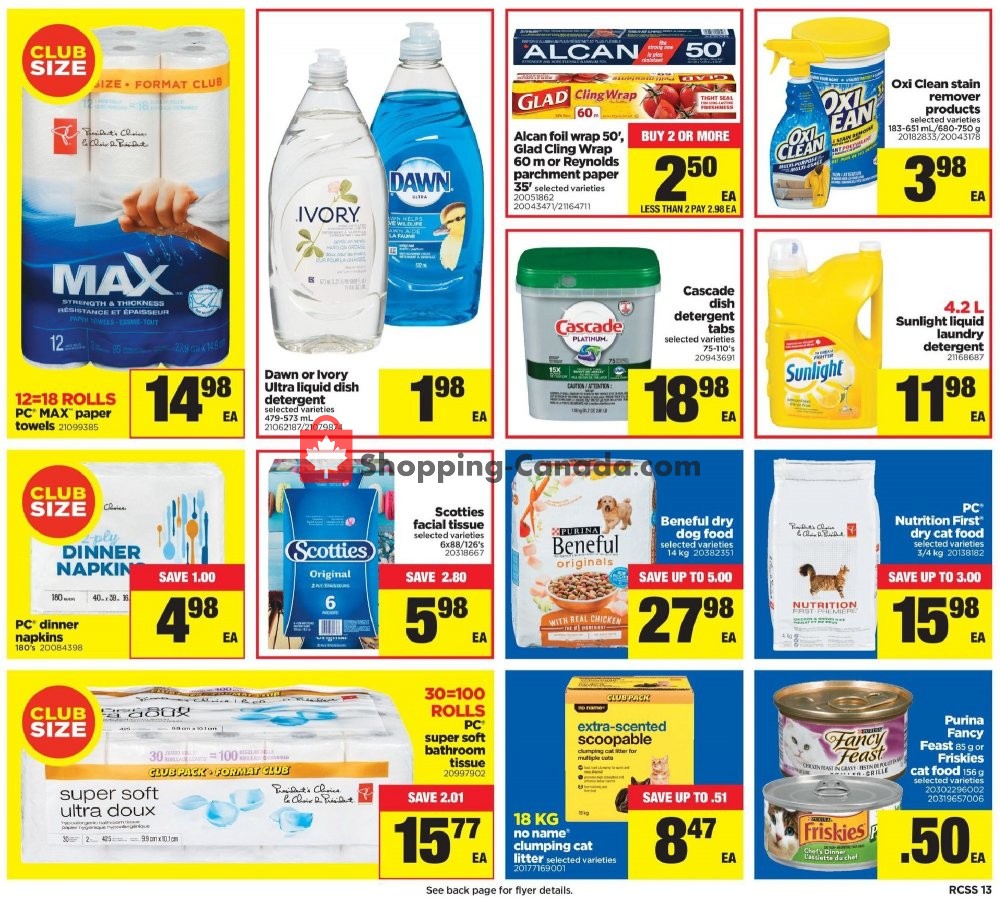 Real Canadian Superstore flyer from Thursday October 10, 2019 to Wednesday October 16, 2019 - page 13