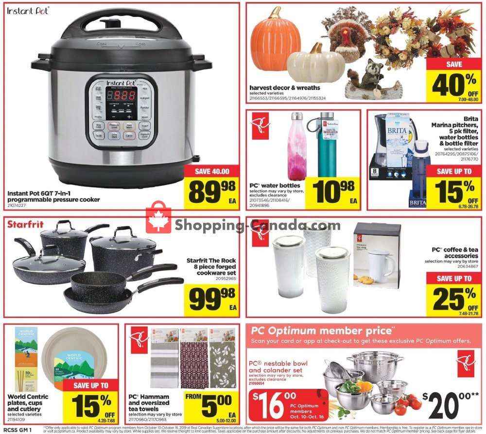 Real Canadian Superstore flyer from Thursday October 10, 2019 to Wednesday October 16, 2019 - page 18