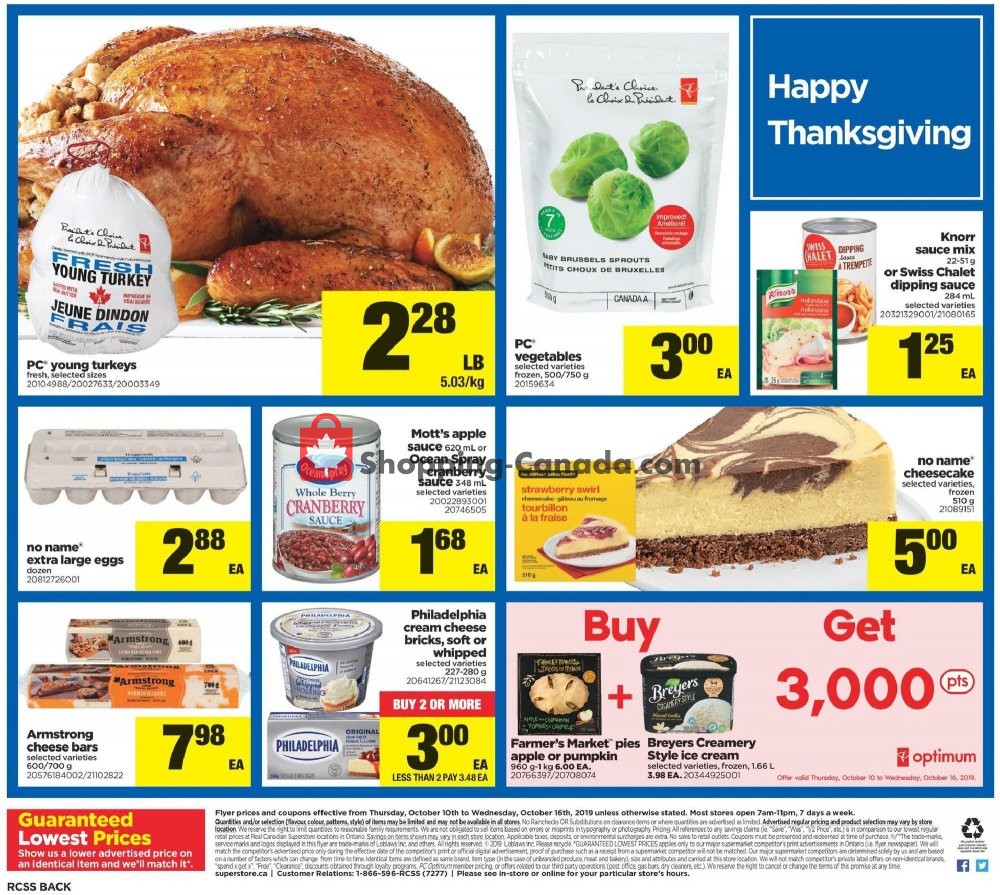 Real Canadian Superstore flyer from Thursday October 10, 2019 to Wednesday October 16, 2019 - page 24