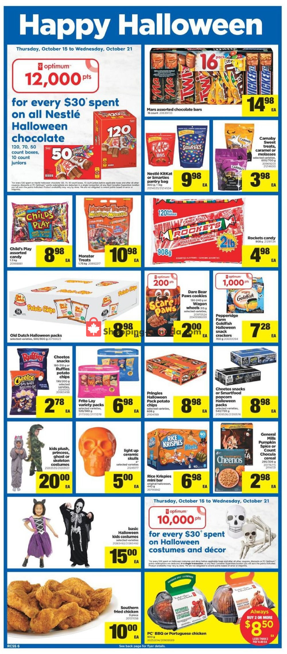 Real Canadian Superstore flyer from Thursday October 15, 2020 to Wednesday October 21, 2020 - page 6