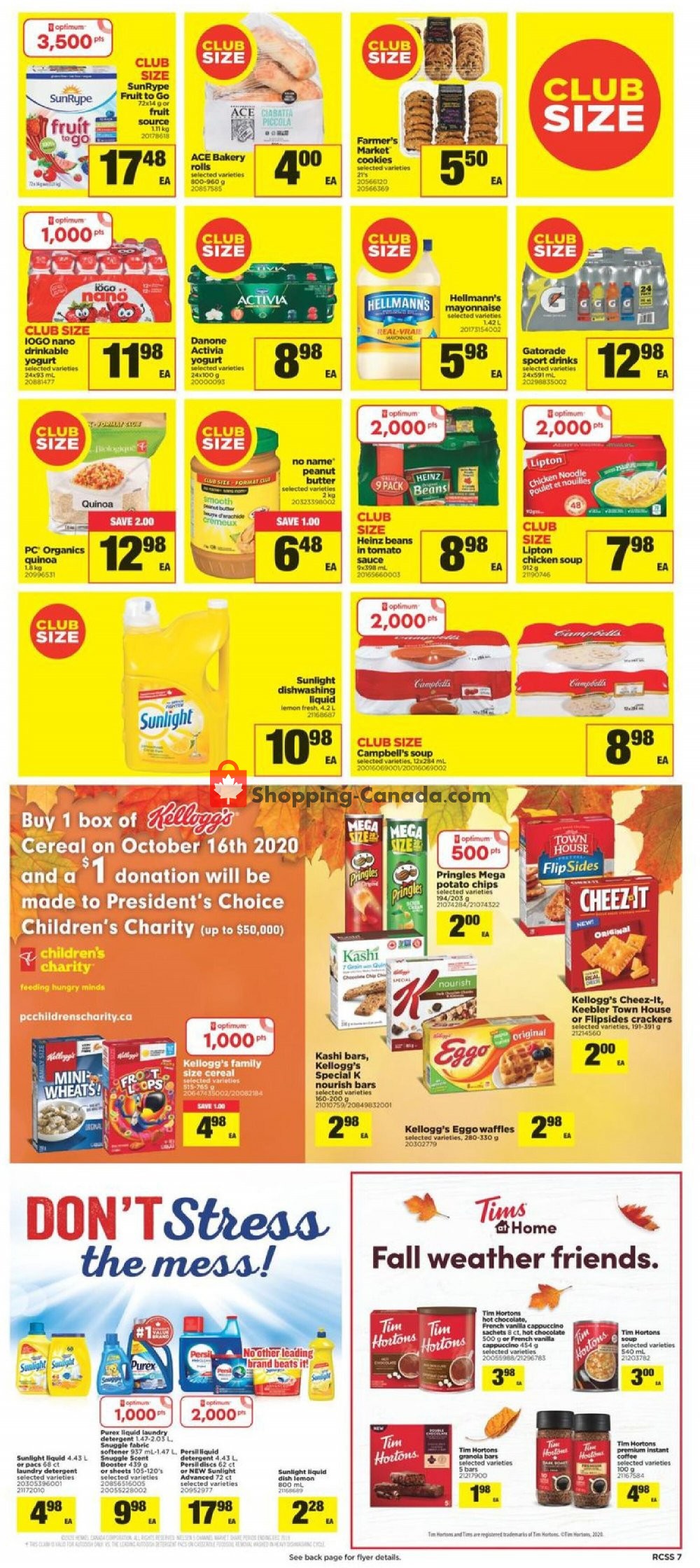 Real Canadian Superstore flyer from Thursday October 15, 2020 to Wednesday October 21, 2020 - page 7
