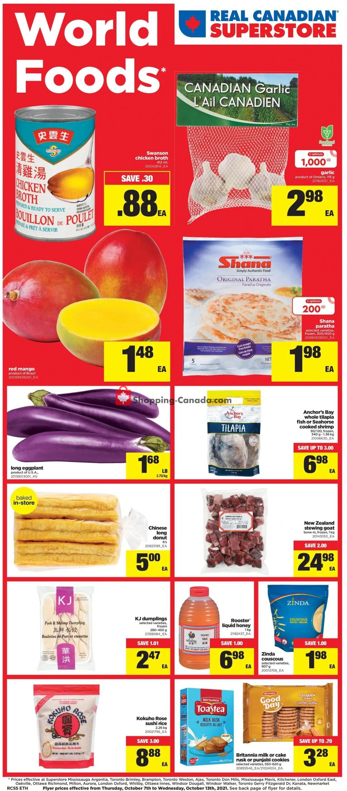Real Canadian Superstore flyer from Thursday October 7, 2021 to Wednesday October 13, 2021 - page 2