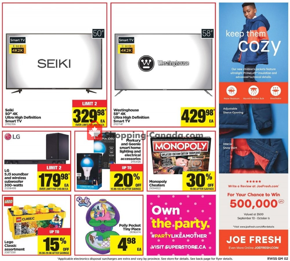 Real Canadian Superstore flyer from Friday September 13, 2019 to Thursday September 19, 2019 - page 11