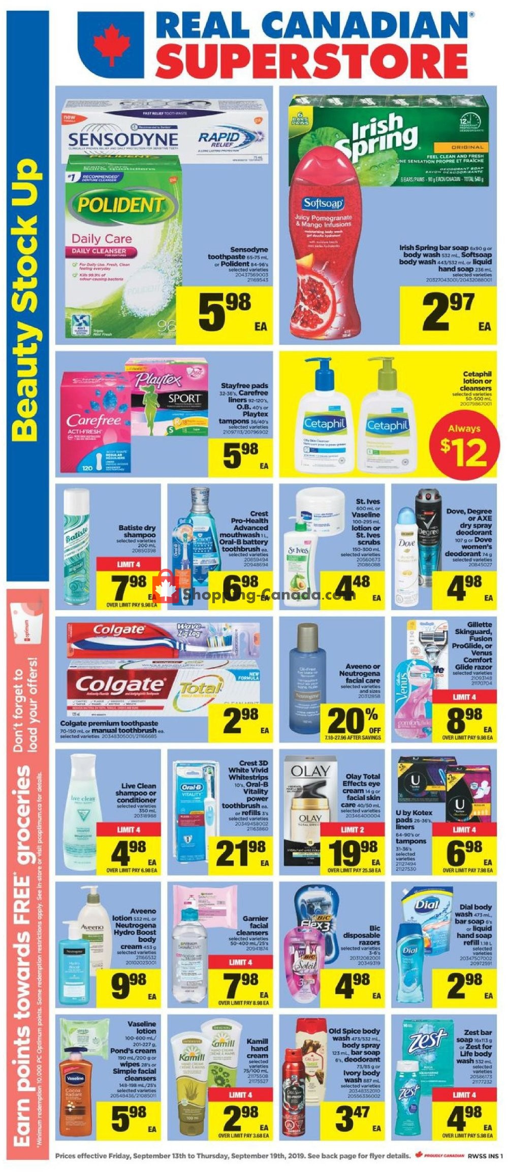 Real Canadian Superstore flyer from Friday September 13, 2019 to Thursday September 19, 2019 - page 19