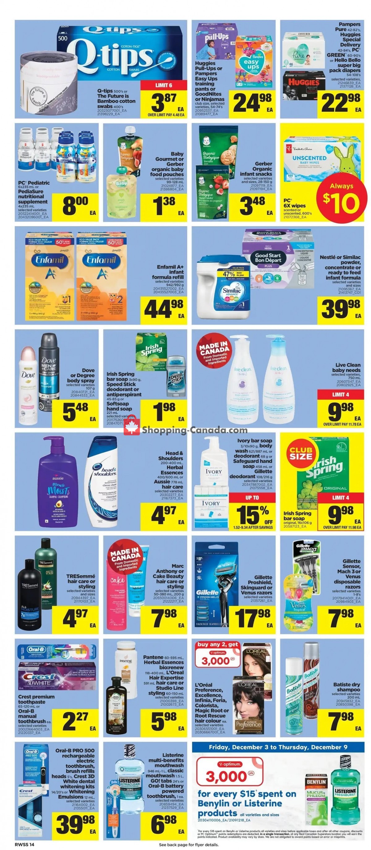 Real Canadian Superstore flyer from Friday December 3, 2021 to Thursday December 9, 2021 - page 16