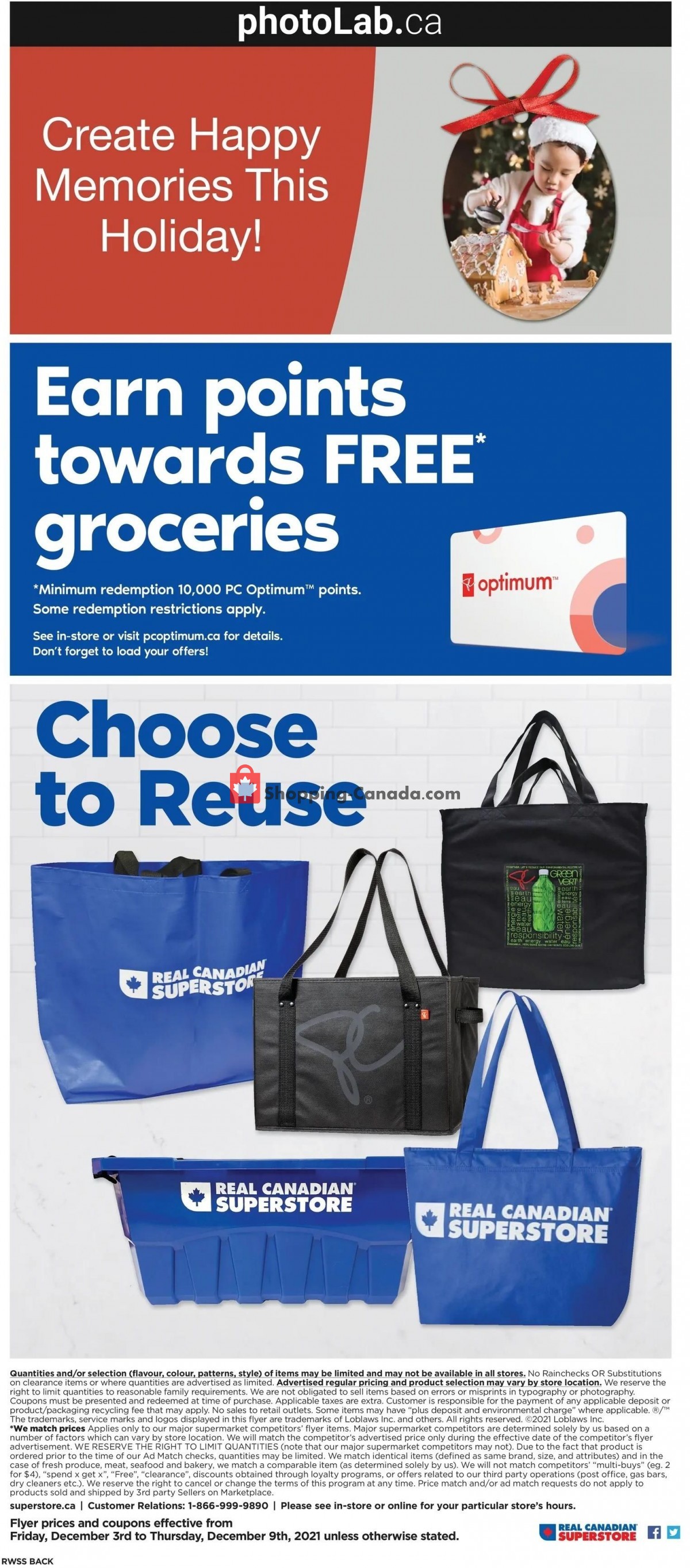 Real Canadian Superstore flyer from Friday December 3, 2021 to Thursday December 9, 2021 - page 21