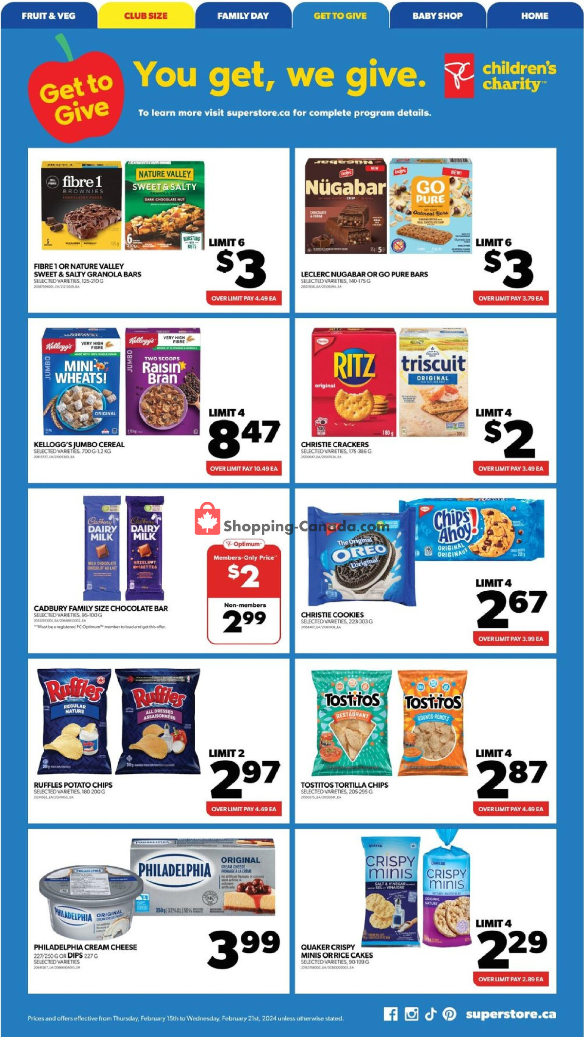 Real Canadian Superstore flyer from Thursday February 15, 2024 to Wednesday February 21, 2024 - page 12
