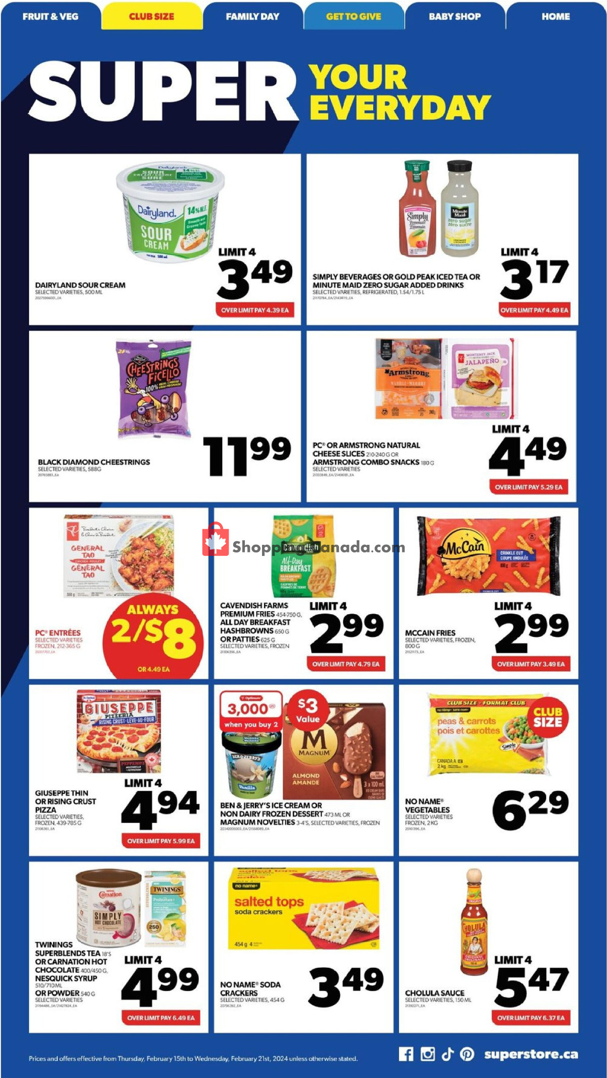 Real Canadian Superstore flyer from Thursday February 15, 2024 to Wednesday February 21, 2024 - page 16
