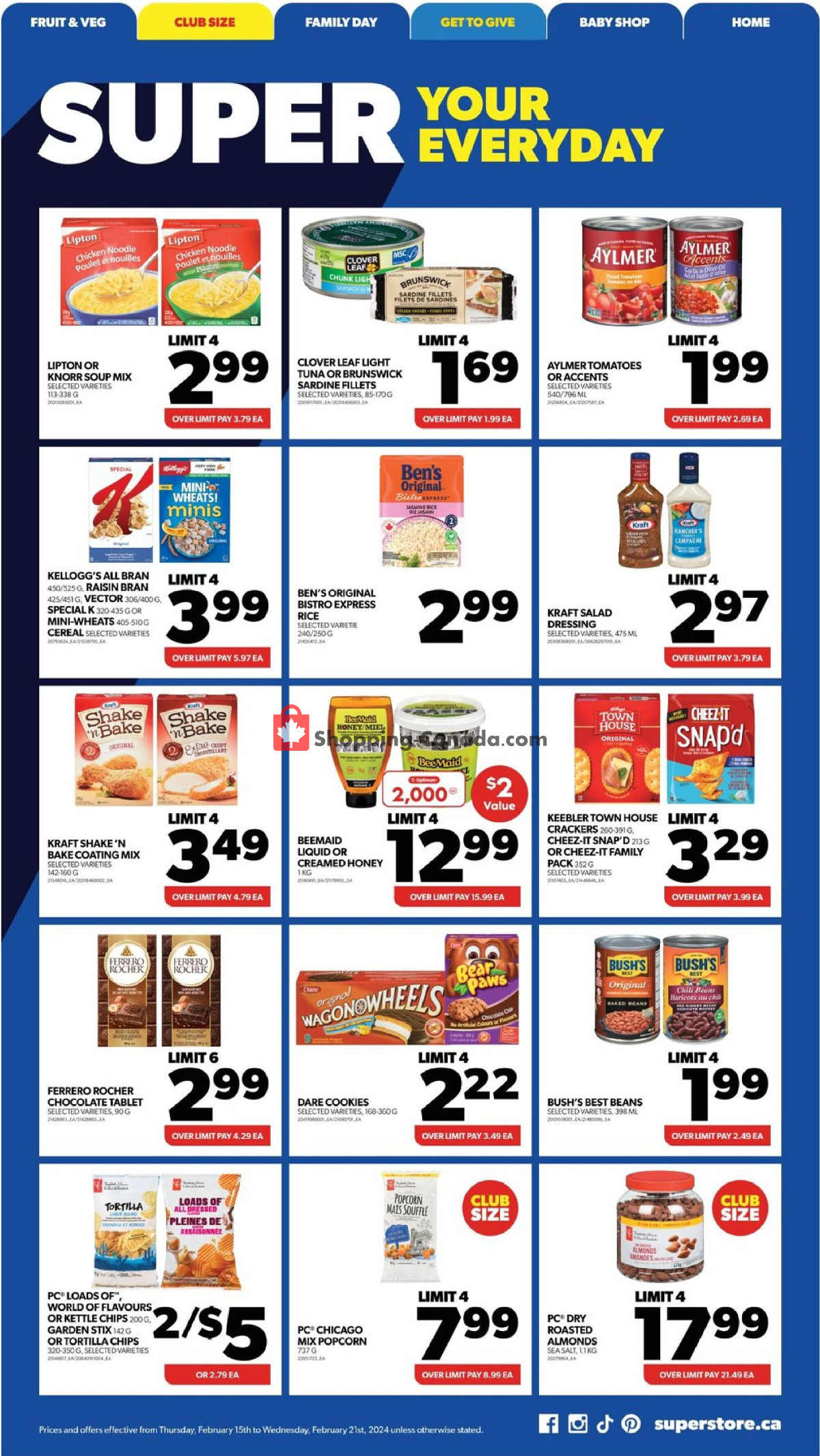 Real Canadian Superstore flyer from Thursday February 15, 2024 to Wednesday February 21, 2024 - page 17