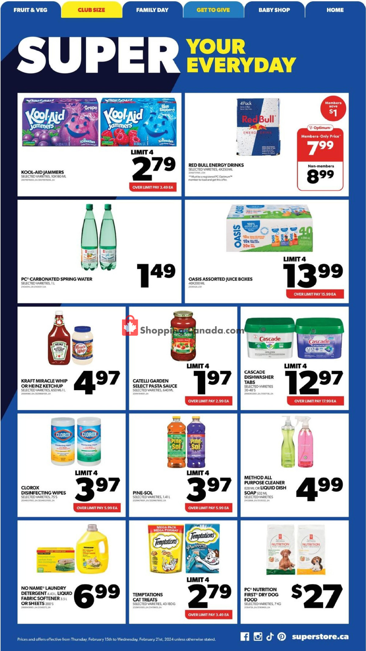 Real Canadian Superstore flyer from Thursday February 15, 2024 to Wednesday February 21, 2024 - page 18