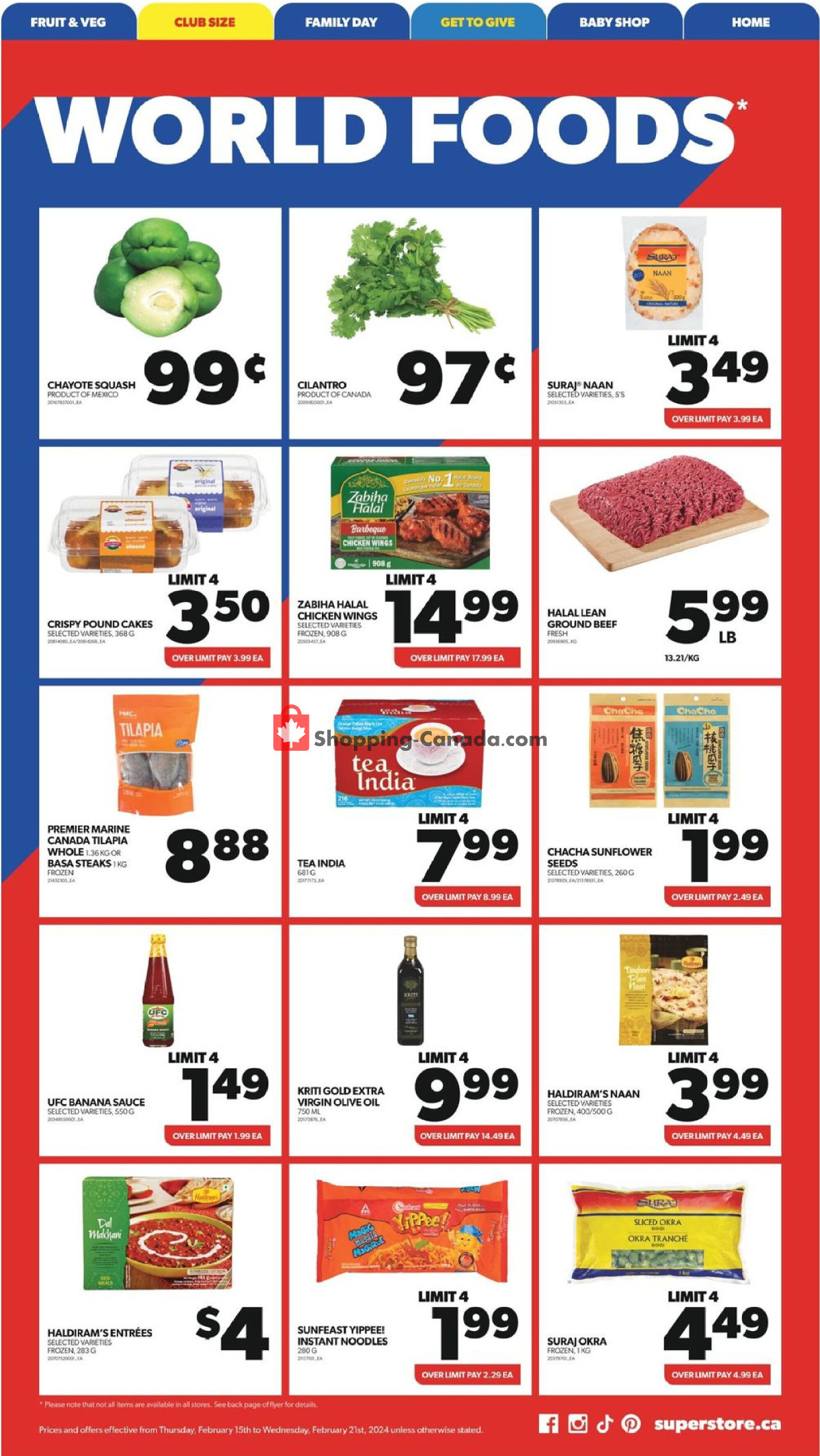Real Canadian Superstore flyer from Thursday February 15, 2024 to Wednesday February 21, 2024 - page 19