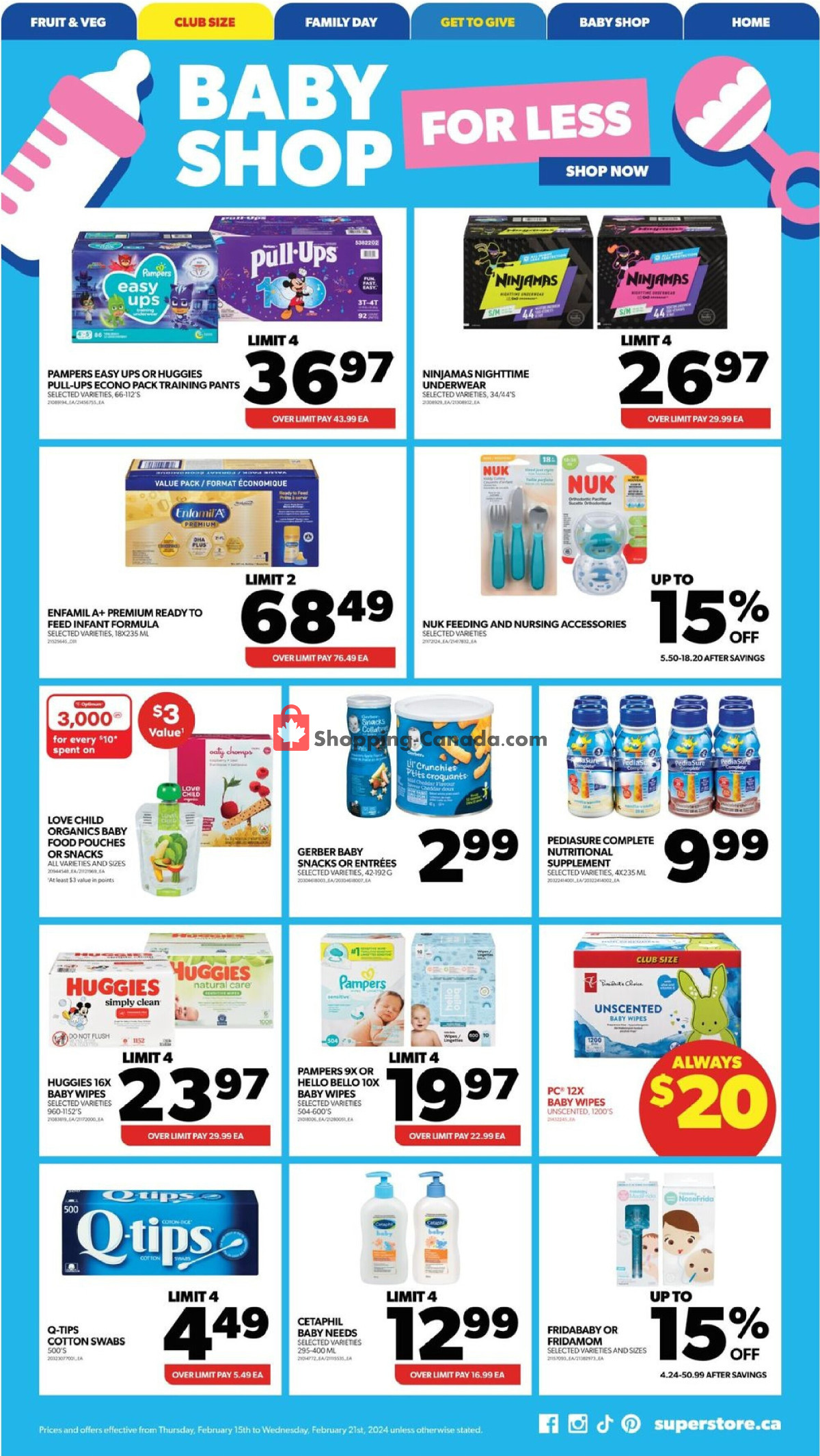 Real Canadian Superstore flyer from Thursday February 15, 2024 to Wednesday February 21, 2024 - page 22