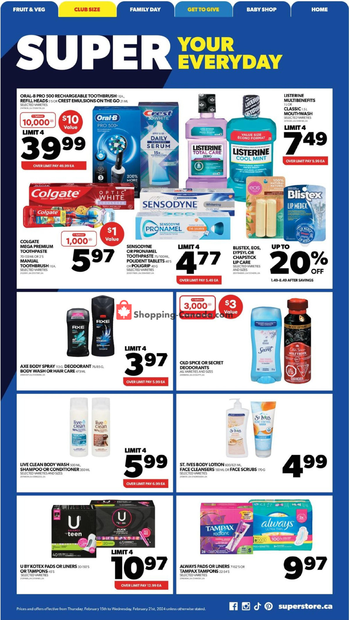 Real Canadian Superstore flyer from Thursday February 15, 2024 to Wednesday February 21, 2024 - page 23