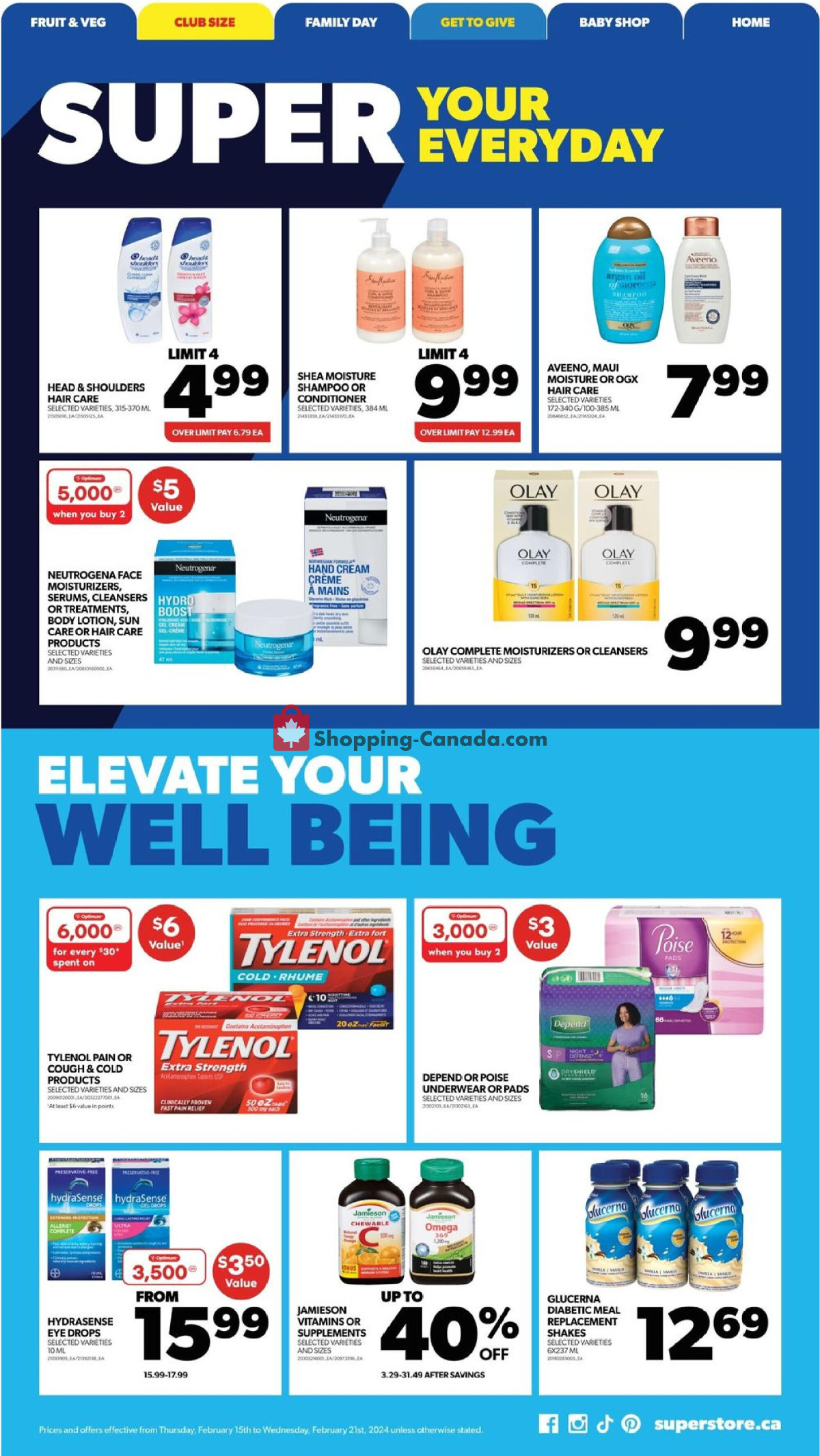 Real Canadian Superstore flyer from Thursday February 15, 2024 to Wednesday February 21, 2024 - page 24
