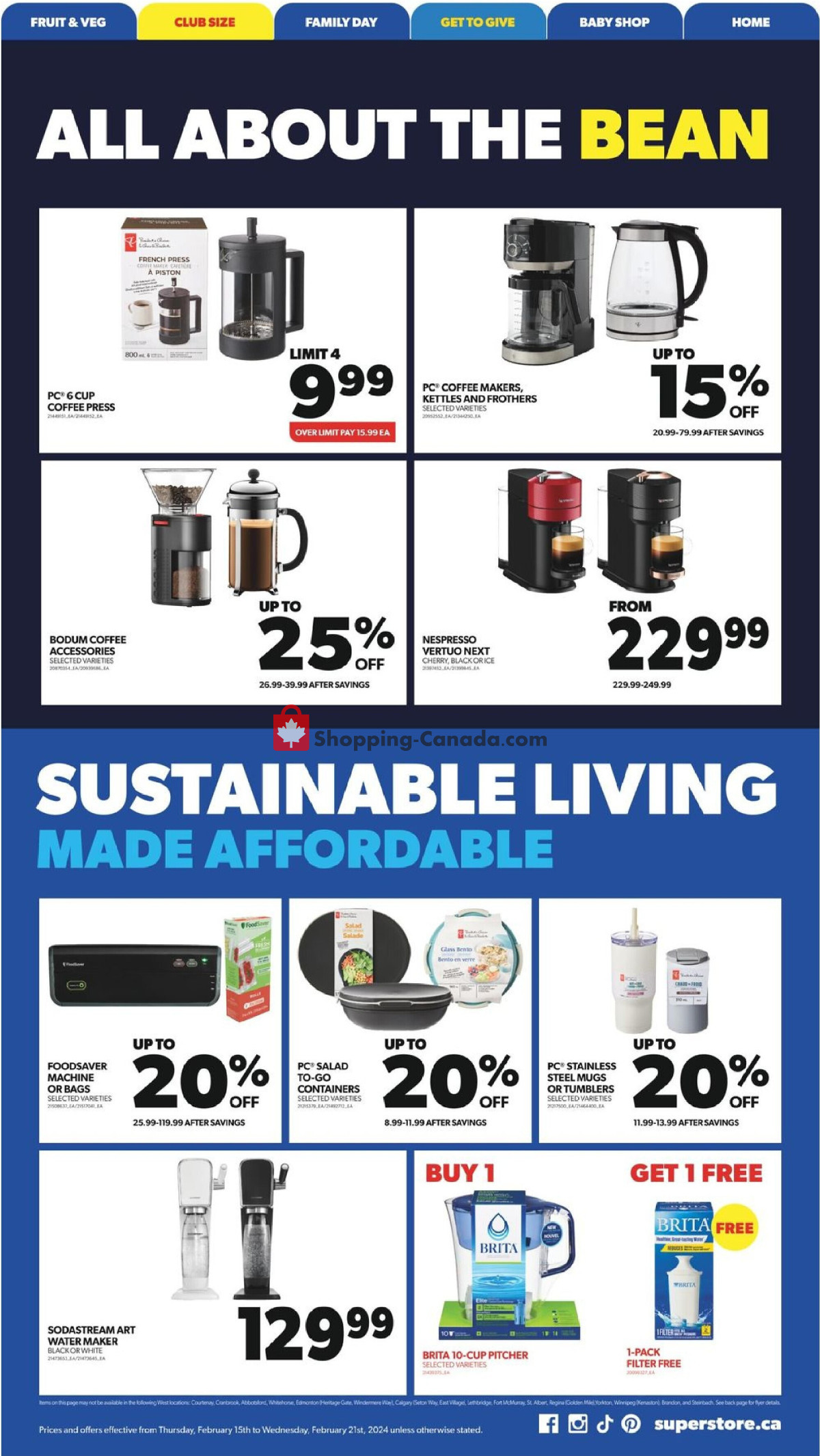 Real Canadian Superstore flyer from Thursday February 15, 2024 to Wednesday February 21, 2024 - page 26