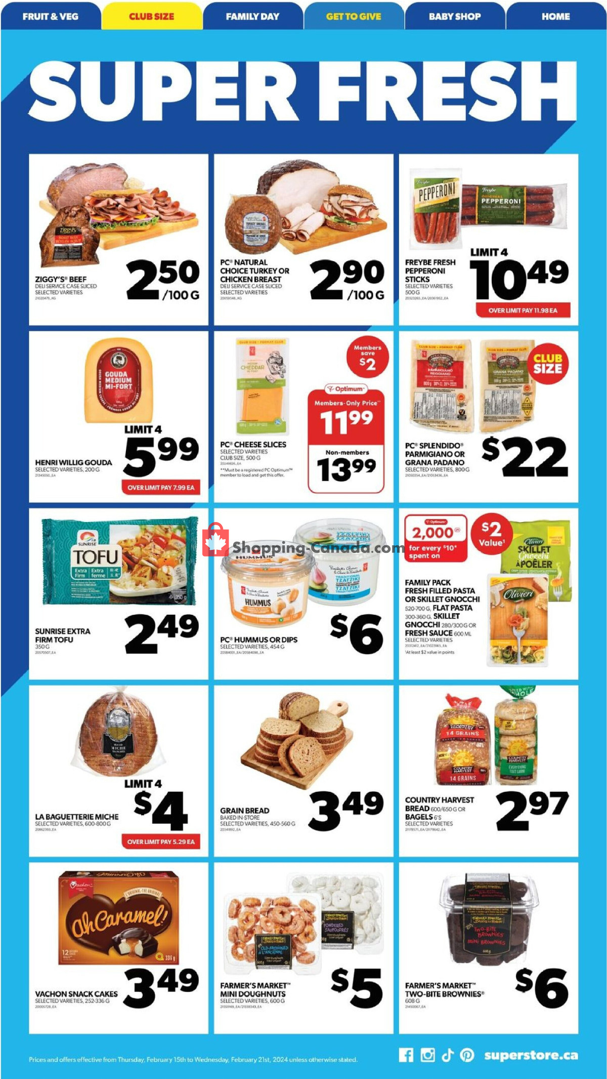 Real Canadian Superstore flyer from Thursday February 15, 2024 to Wednesday February 21, 2024 - page 6
