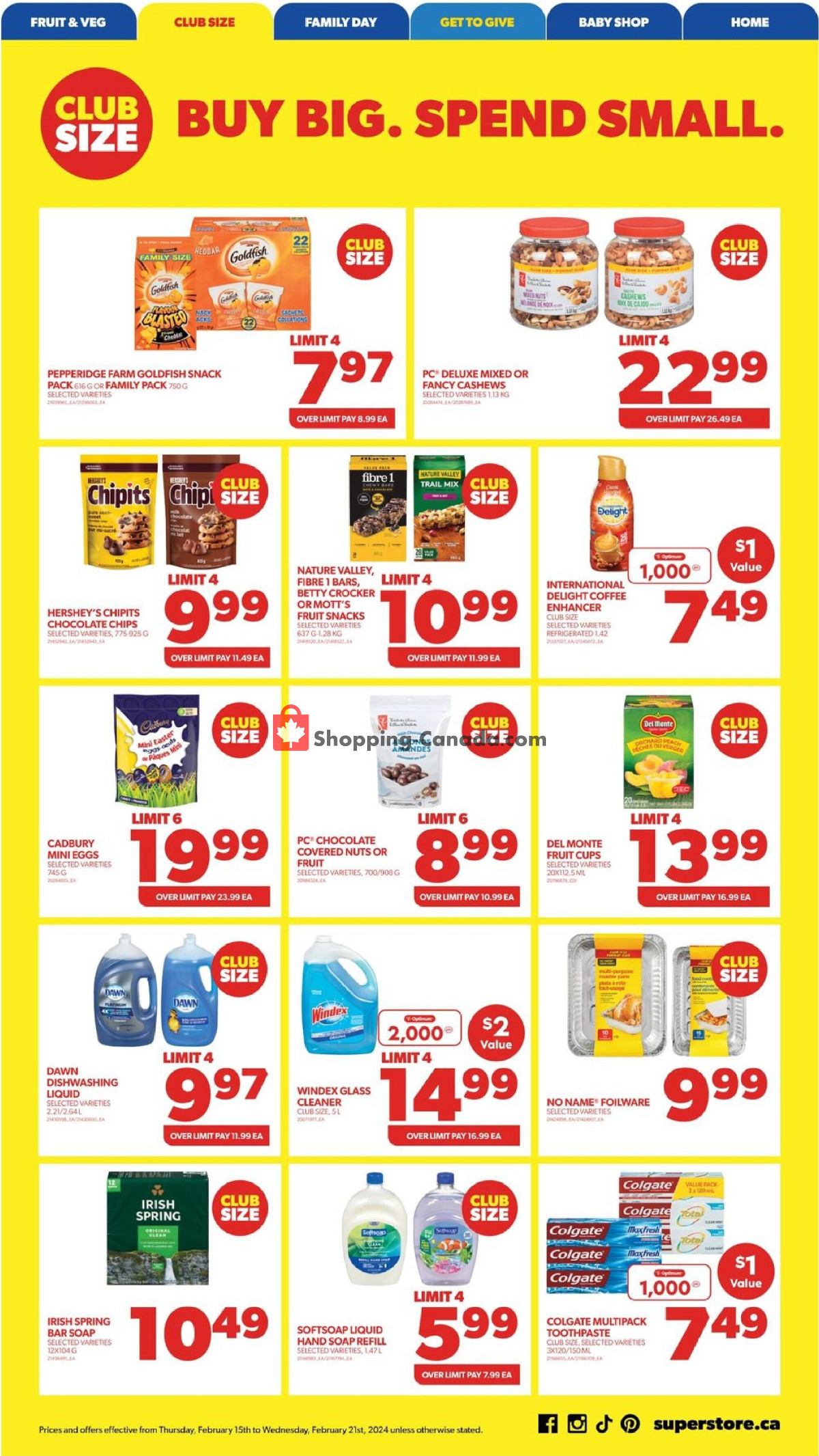 Real Canadian Superstore flyer from Thursday February 15, 2024 to Wednesday February 21, 2024 - page 9