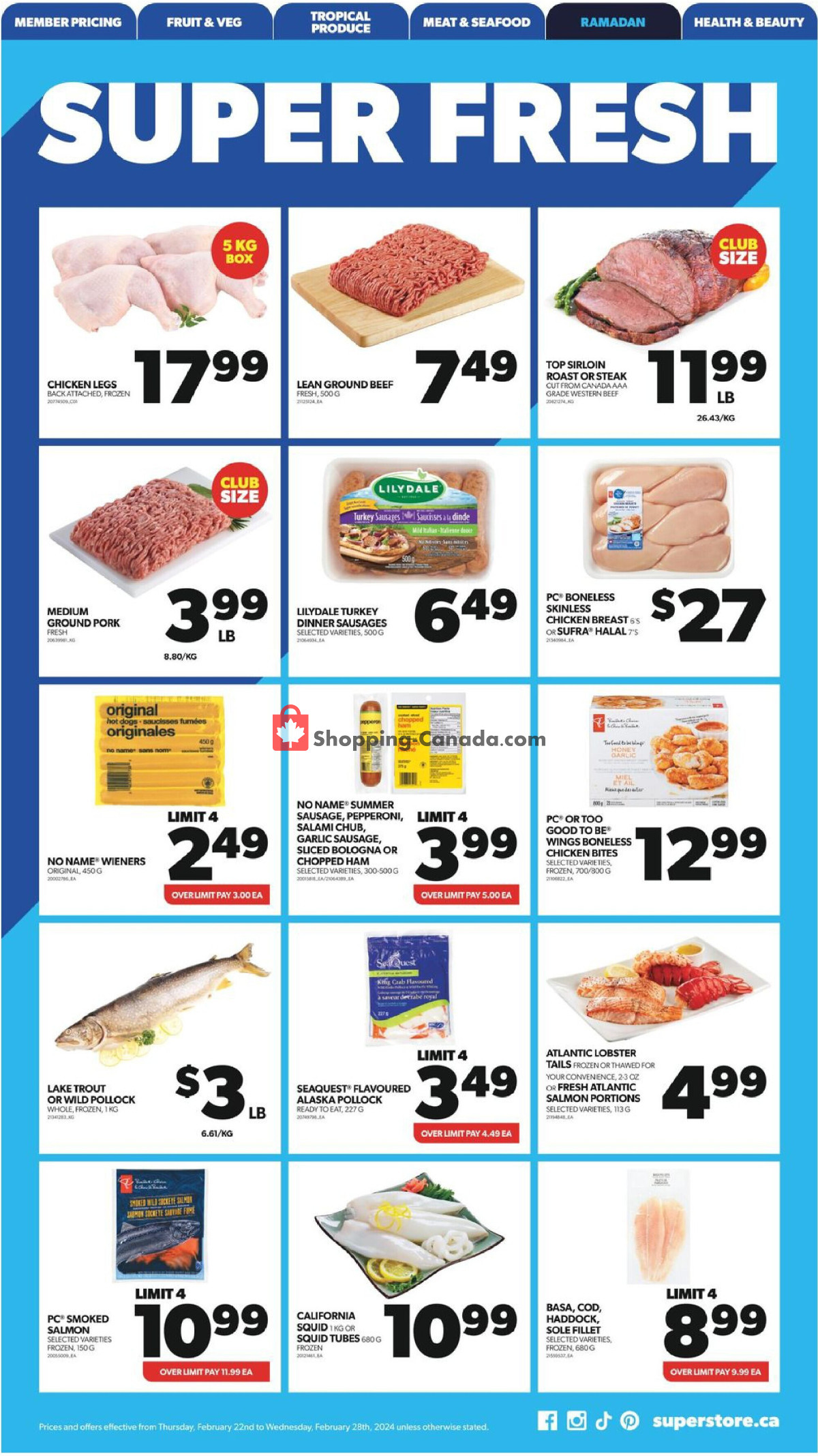 Real Canadian Superstore flyer from Thursday February 22, 2024 to Wednesday February 28, 2024 - page 13
