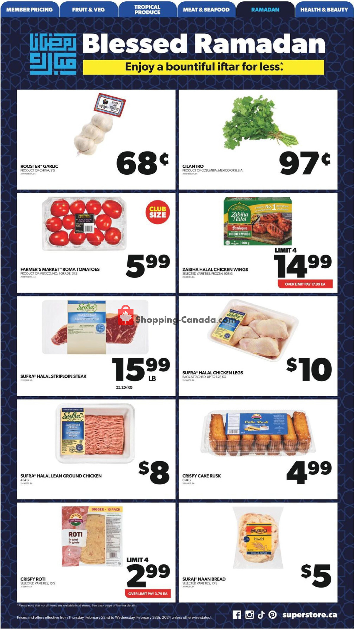 Real Canadian Superstore flyer from Thursday February 22, 2024 to Wednesday February 28, 2024 - page 18