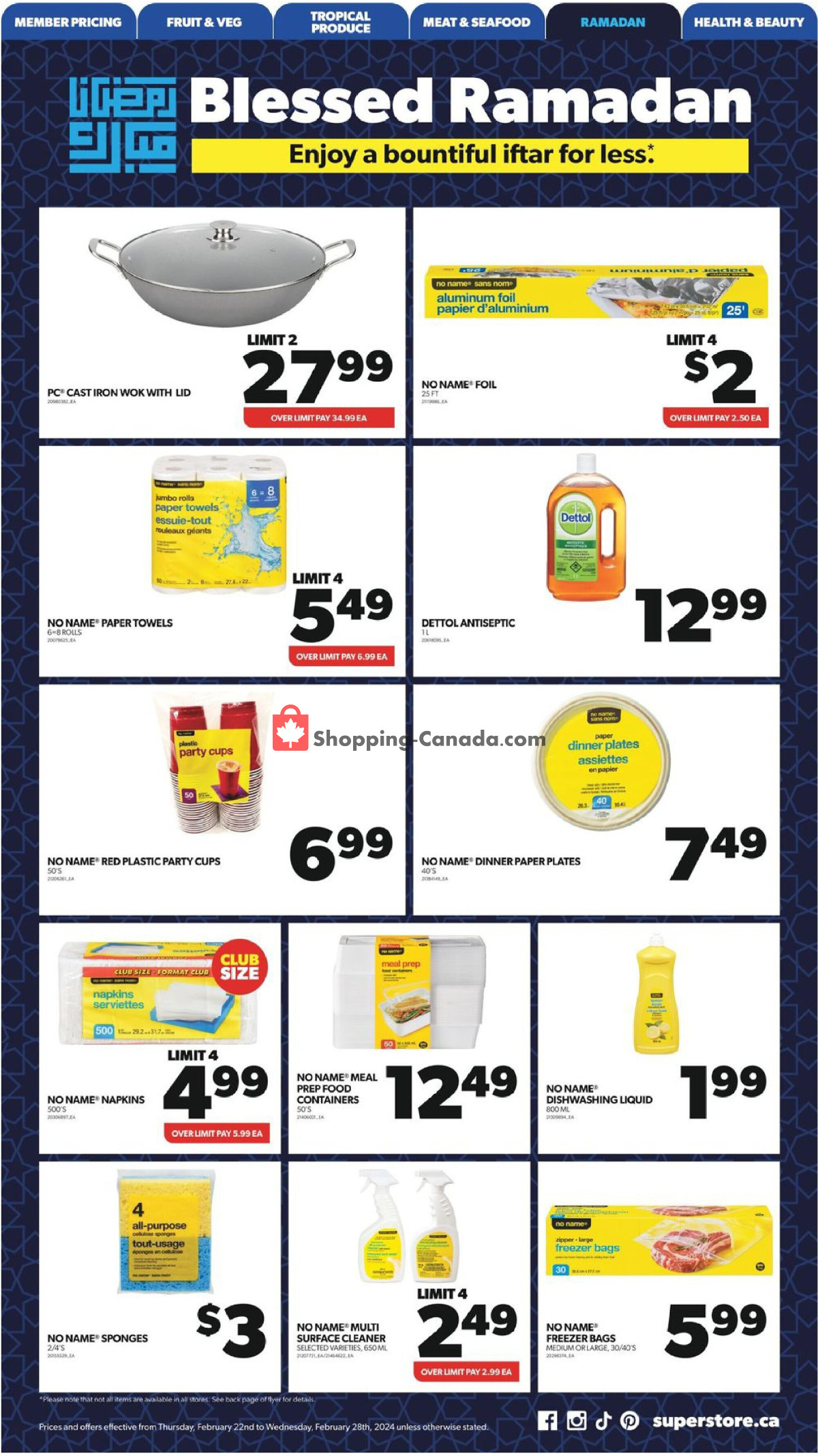 Real Canadian Superstore flyer from Thursday February 22, 2024 to Wednesday February 28, 2024 - page 20