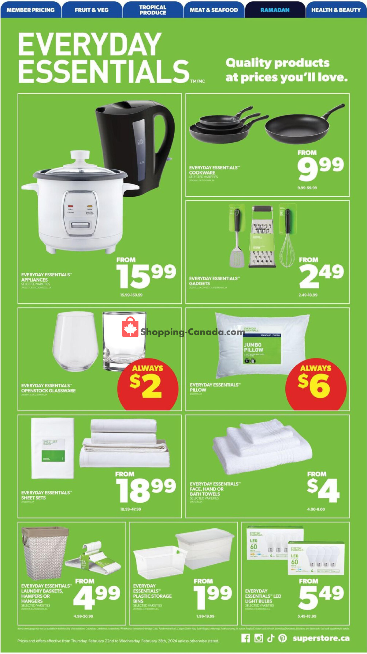 Real Canadian Superstore flyer from Thursday February 22, 2024 to Wednesday February 28, 2024 - page 23