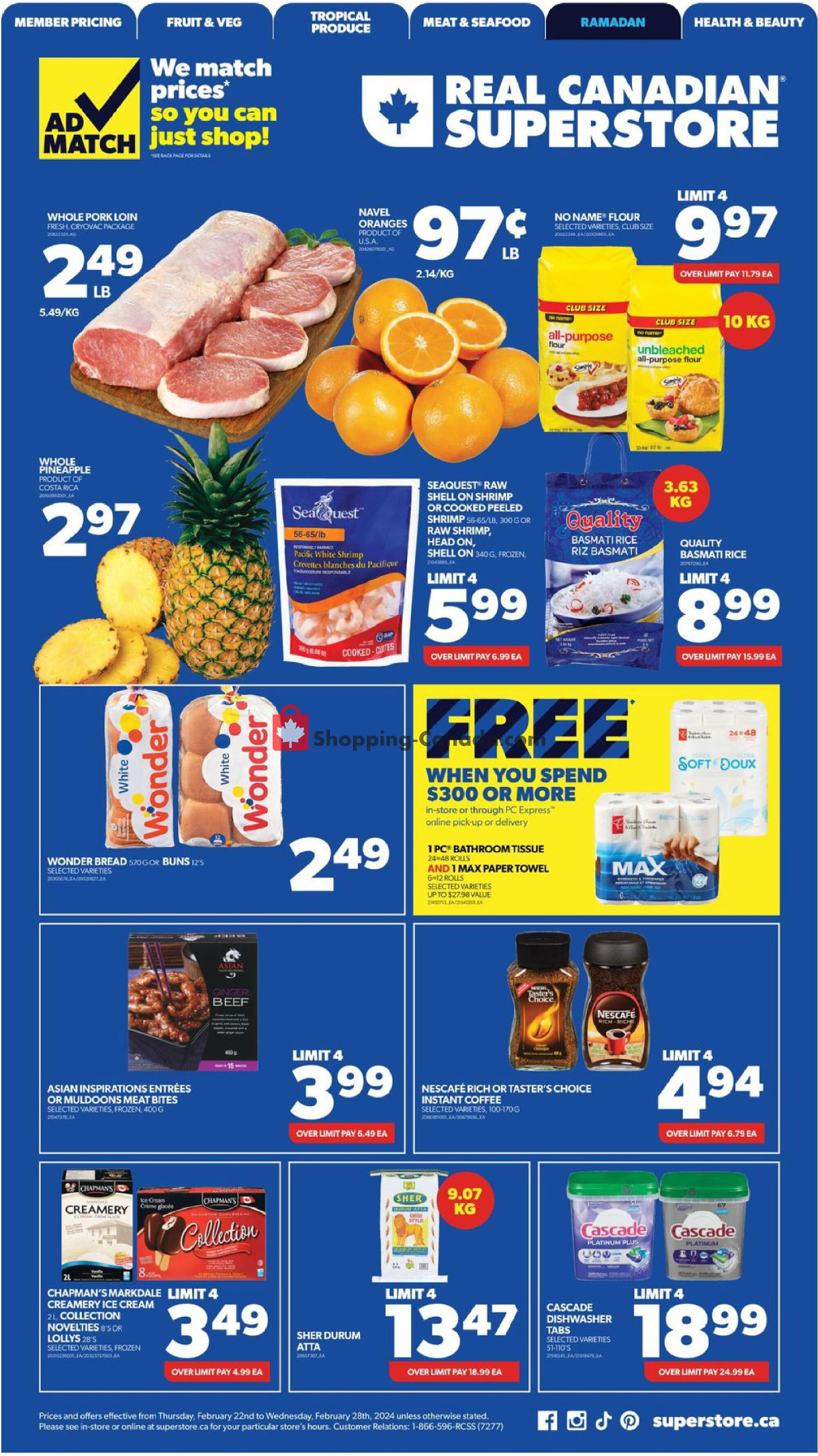 Real Canadian Superstore flyer from Thursday February 22, 2024 to Wednesday February 28, 2024 - page 3
