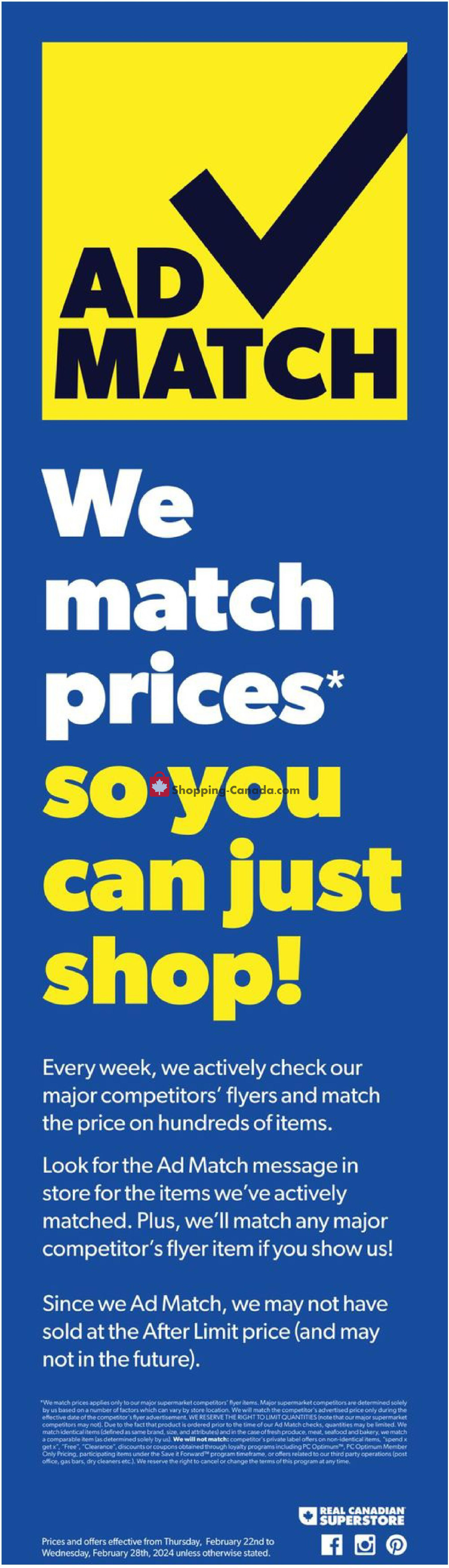 Real Canadian Superstore flyer from Thursday February 22, 2024 to Wednesday February 28, 2024 - page 5
