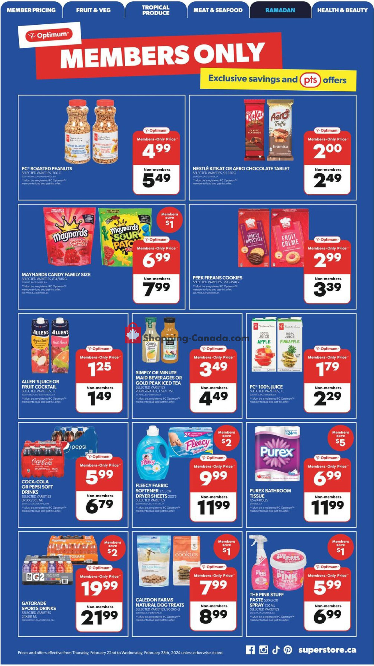 Real Canadian Superstore flyer from Thursday February 22, 2024 to Wednesday February 28, 2024 - page 8