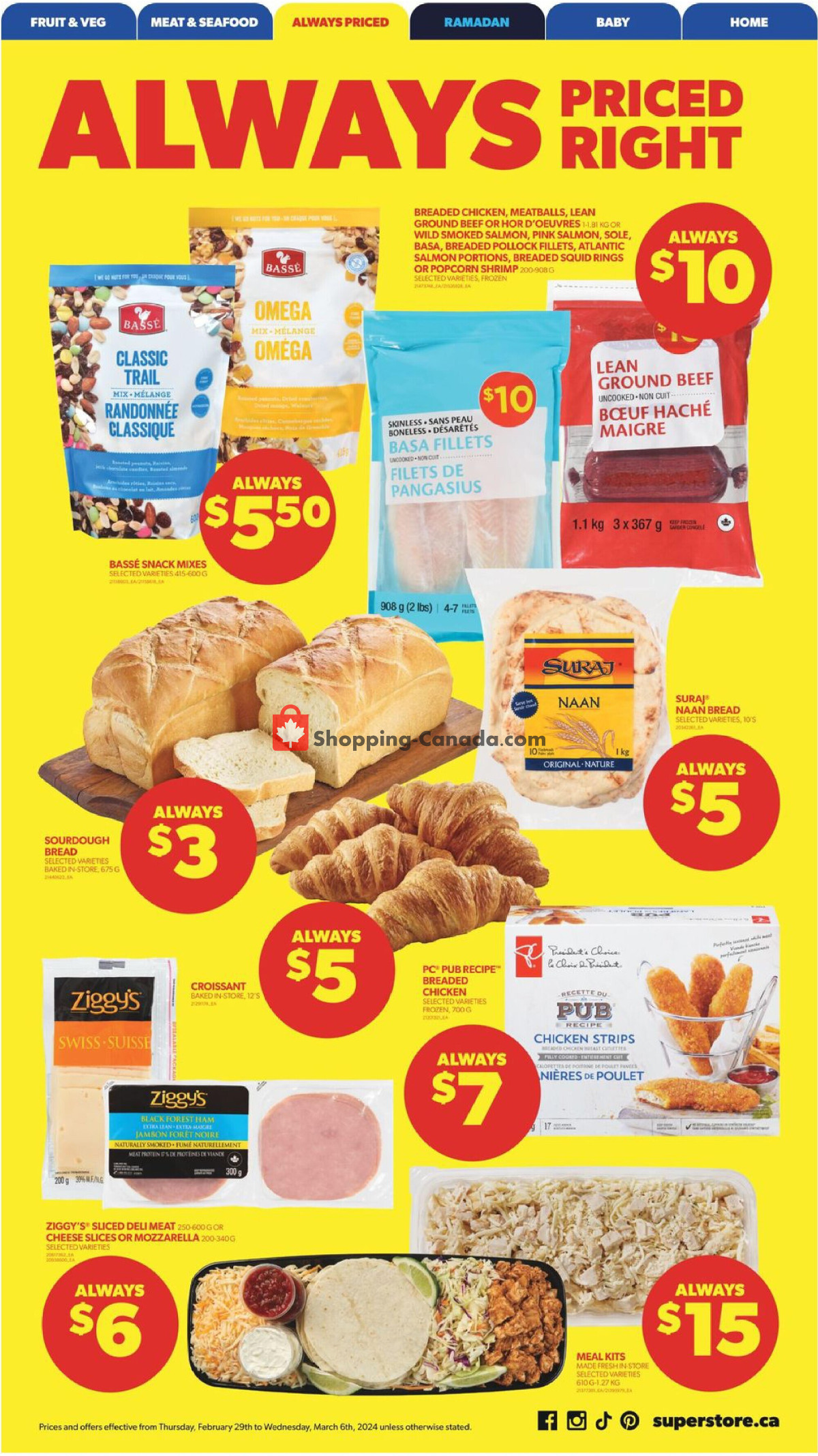 Real Canadian Superstore flyer from Thursday February 29, 2024 to Wednesday March 6, 2024 - page 10