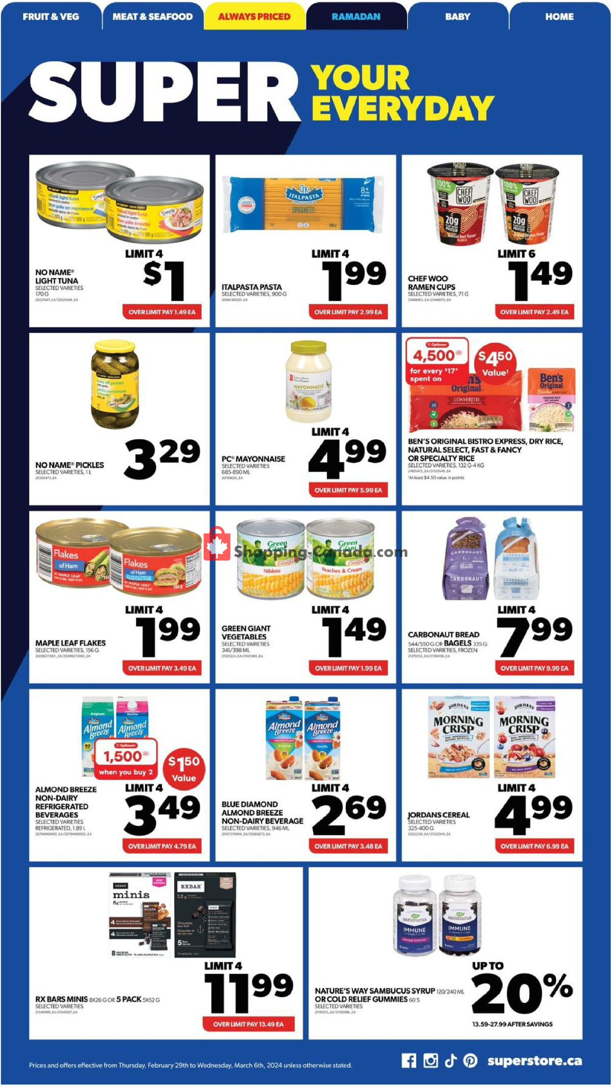 Real Canadian Superstore flyer from Thursday February 29, 2024 to Wednesday March 6, 2024 - page 17