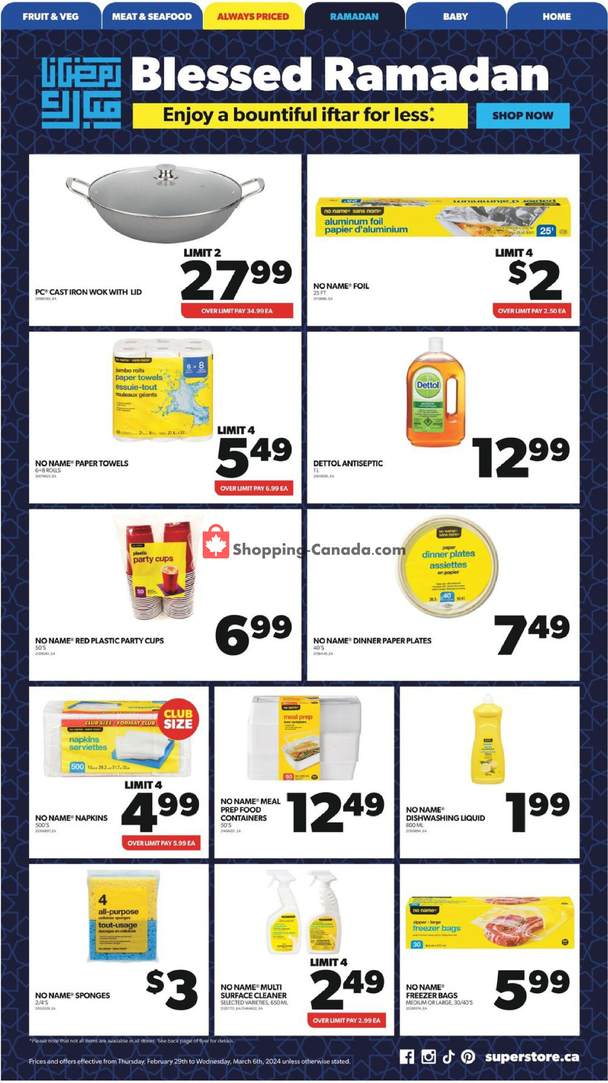 Real Canadian Superstore flyer from Thursday February 29, 2024 to Wednesday March 6, 2024 - page 21