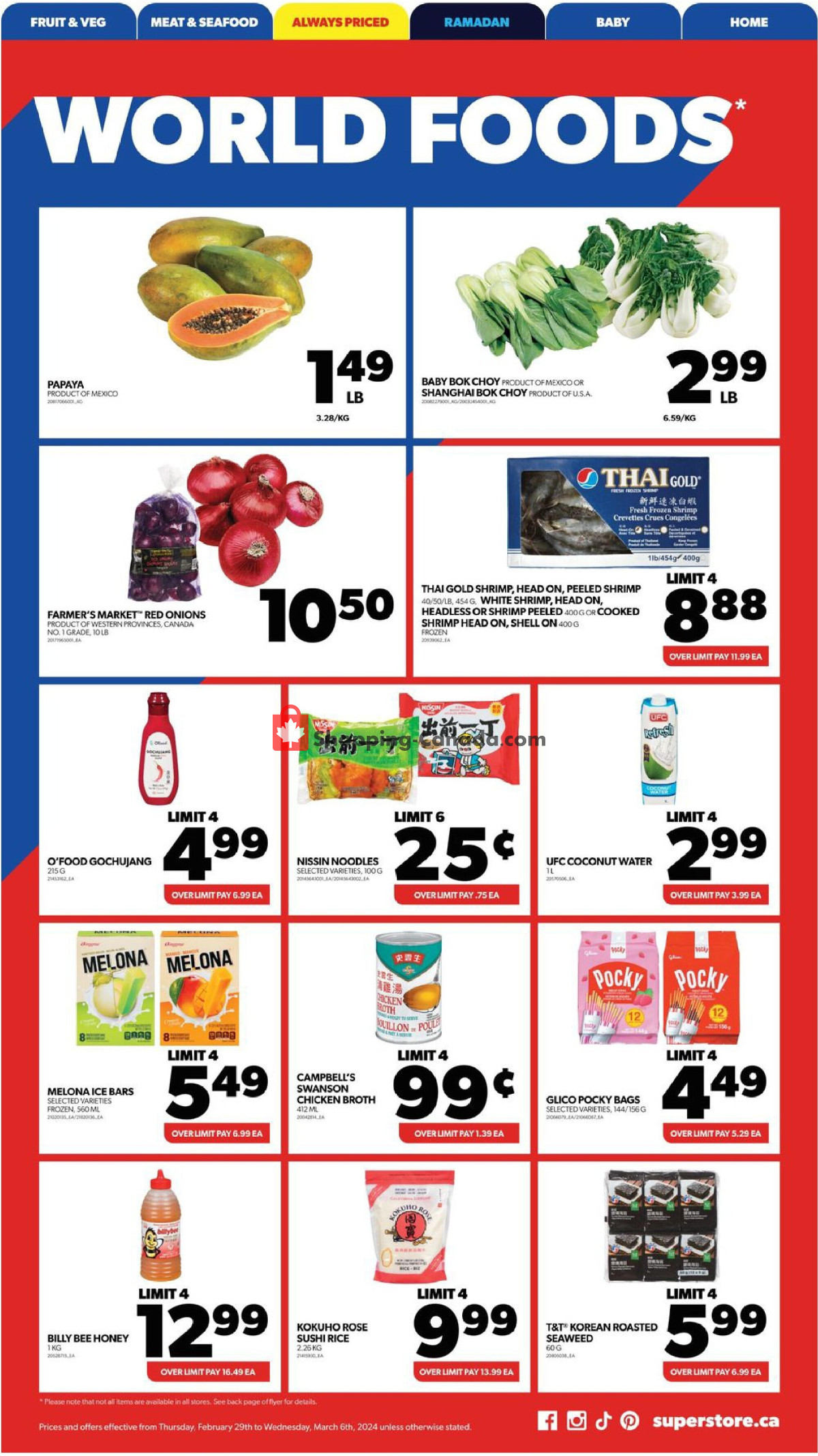 Real Canadian Superstore flyer from Thursday February 29, 2024 to Wednesday March 6, 2024 - page 22