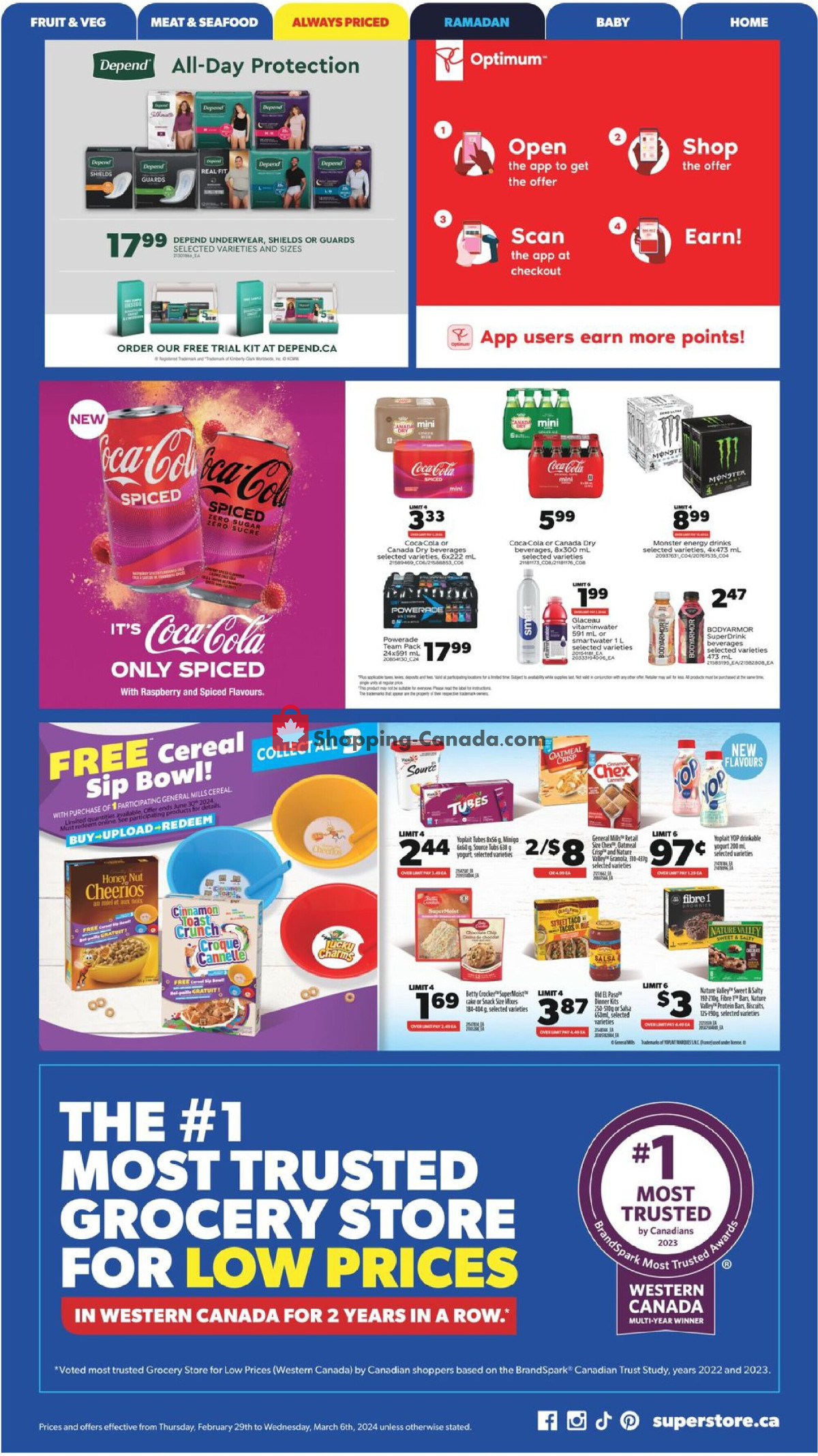 Real Canadian Superstore flyer from Thursday February 29, 2024 to Wednesday March 6, 2024 - page 30