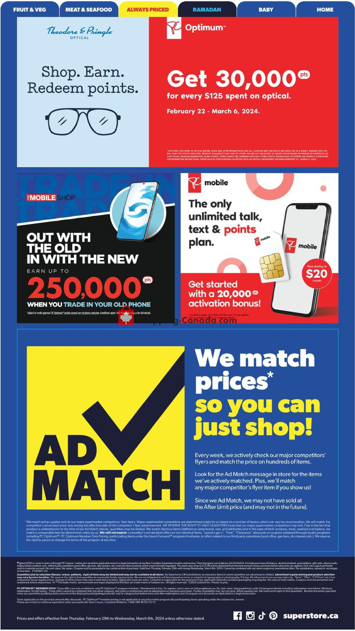 Real Canadian Superstore flyer from Thursday February 29, 2024 to Wednesday March 6, 2024 - page 31