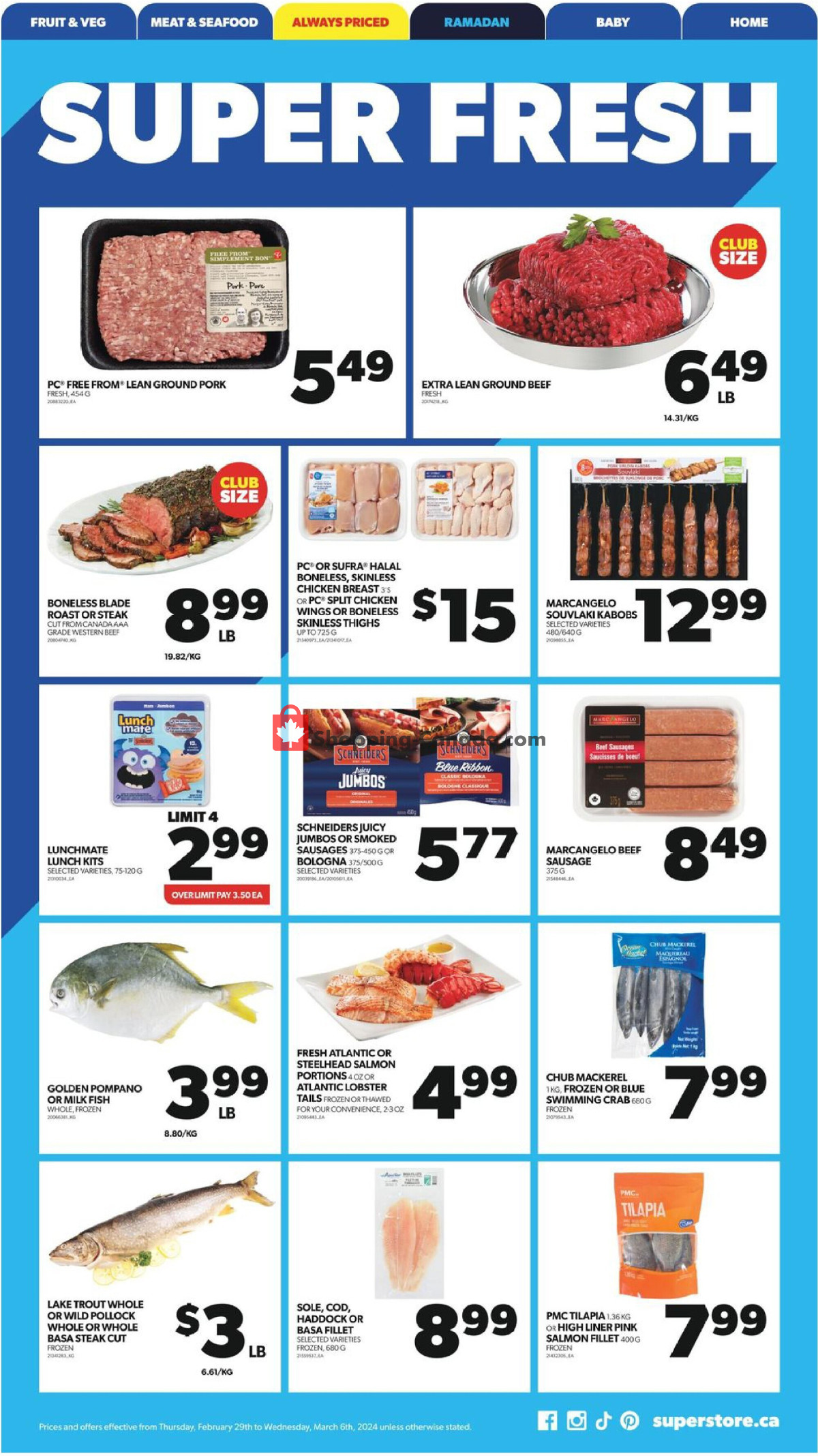 Real Canadian Superstore flyer from Thursday February 29, 2024 to Wednesday March 6, 2024 - page 7