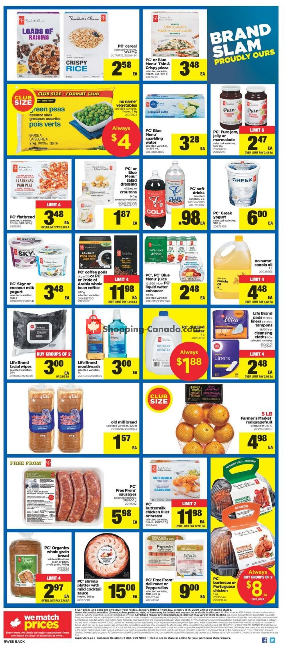 Real Canadian Superstore flyer from Friday January 10, 2020 to Thursday January 16, 2020 - page 15