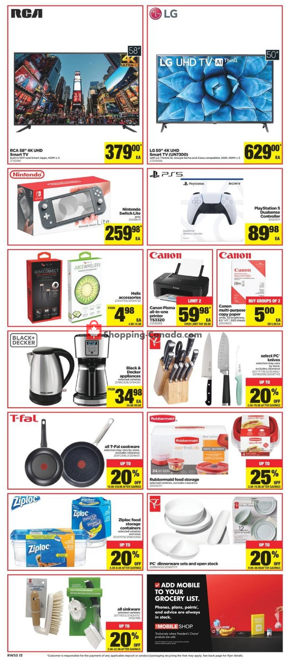 Real Canadian Superstore flyer from Friday January 15, 2021 to Thursday January 21, 2021 - page 13