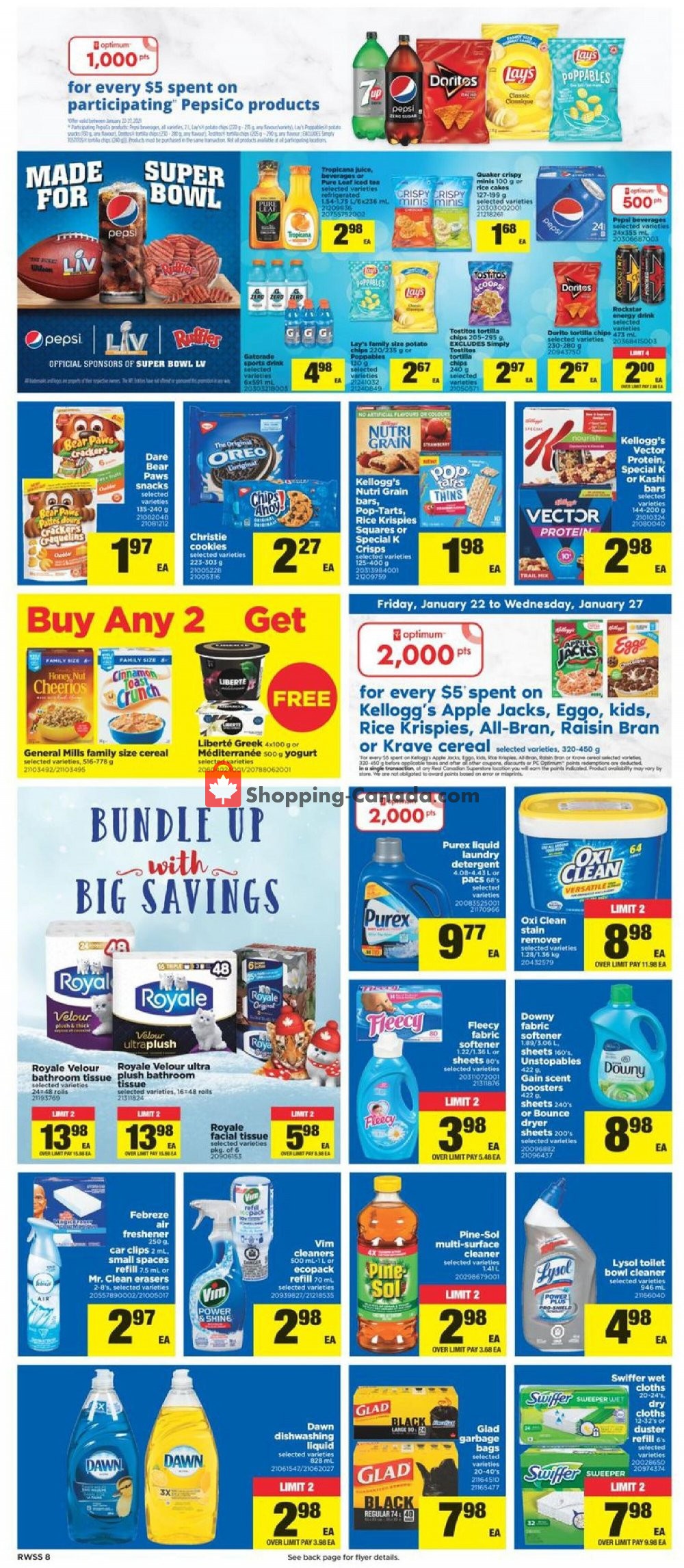 Real Canadian Superstore flyer from Friday January 22, 2021 to Wednesday January 27, 2021 - page 8