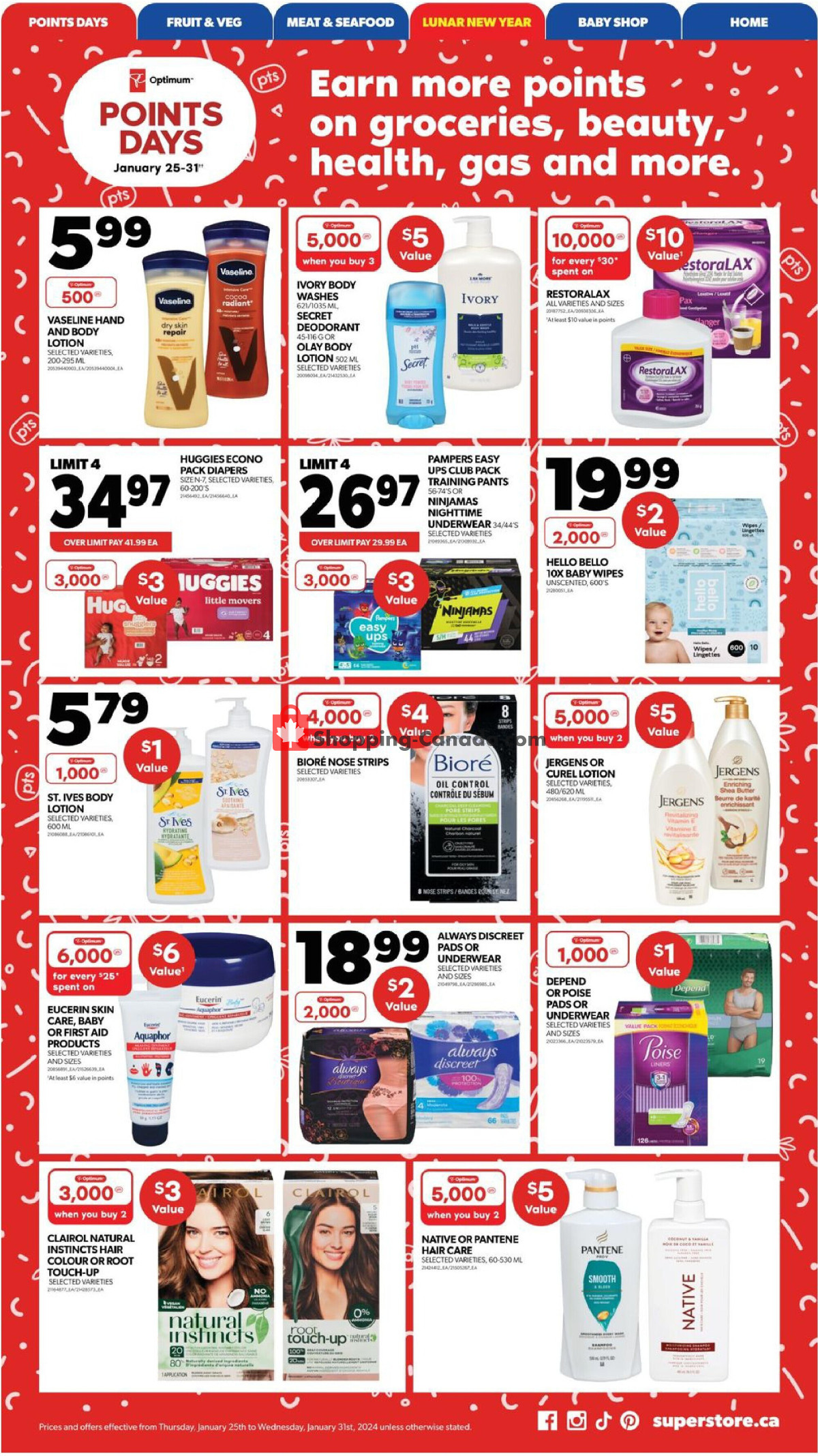 Real Canadian Superstore flyer from Thursday January 25, 2024 to Wednesday January 31, 2024 - page 10