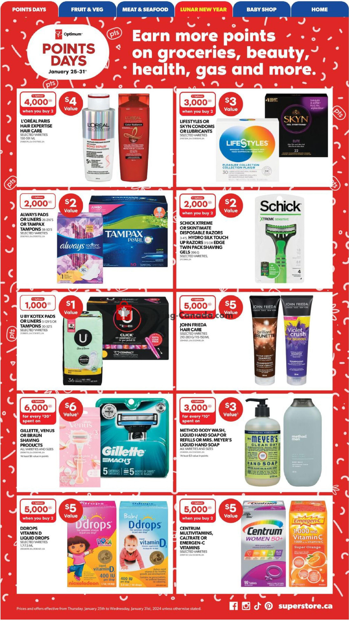 Real Canadian Superstore flyer from Thursday January 25, 2024 to Wednesday January 31, 2024 - page 12