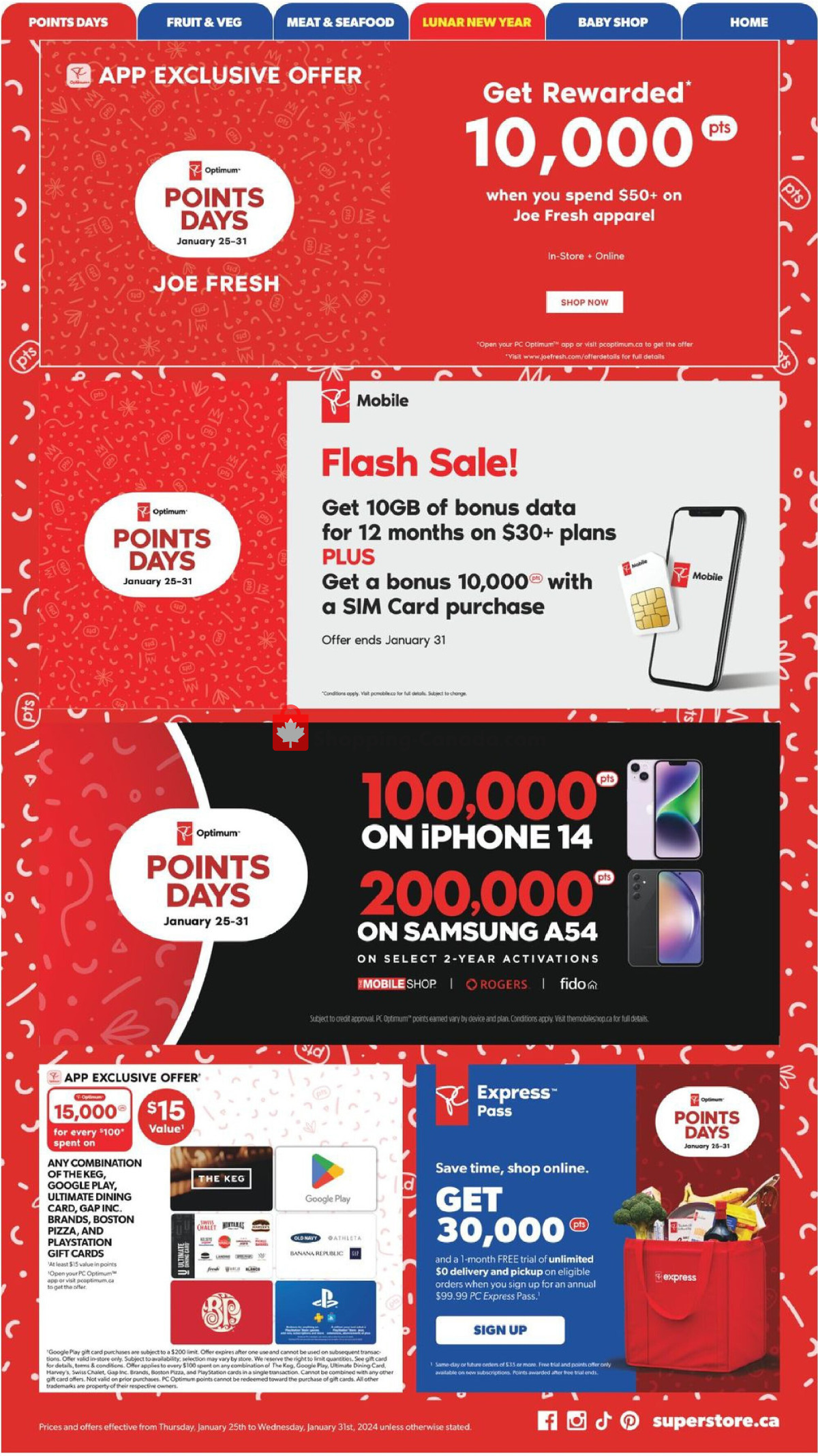 Real Canadian Superstore flyer from Thursday January 25, 2024 to Wednesday January 31, 2024 - page 16